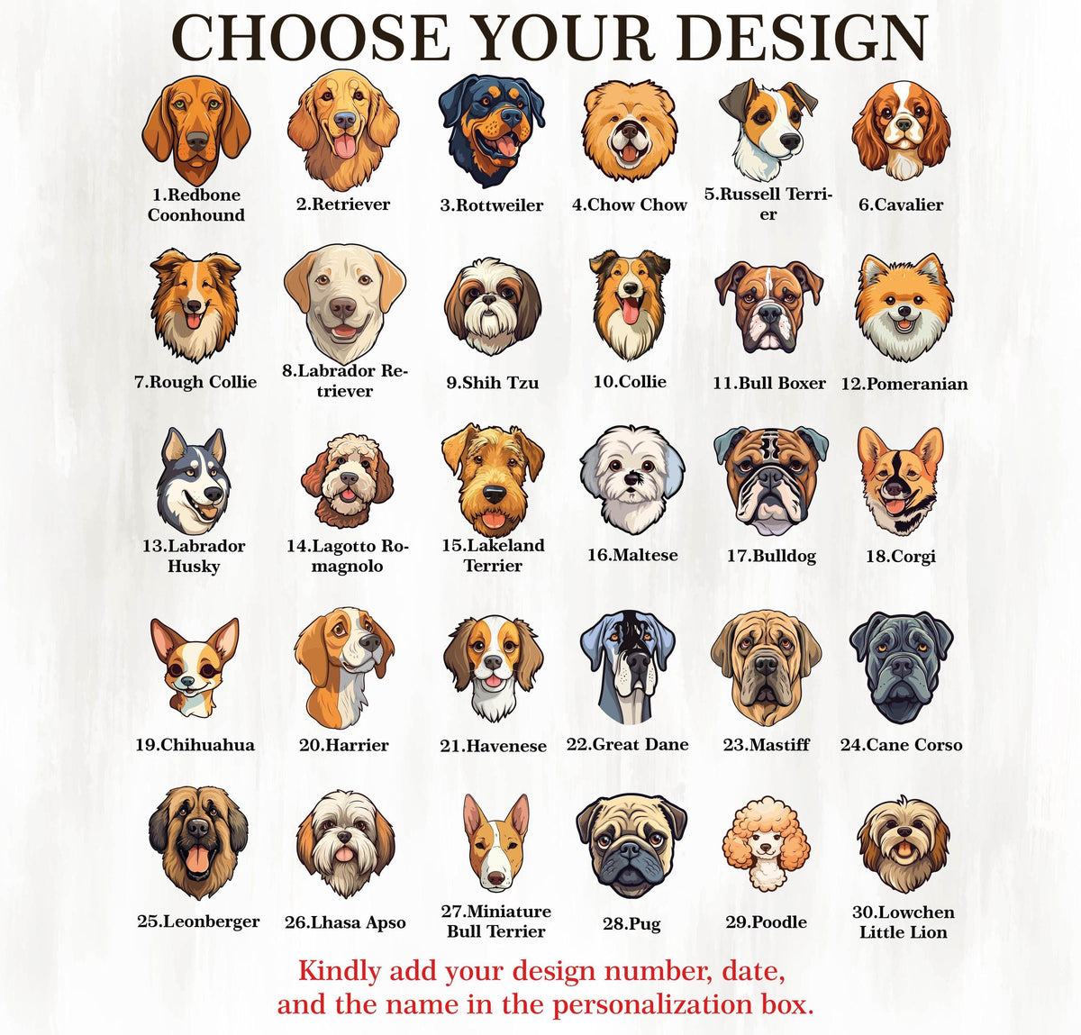 Custom Dog Breed Glass Tumbler, Personalized Pet Name Coffee Cup