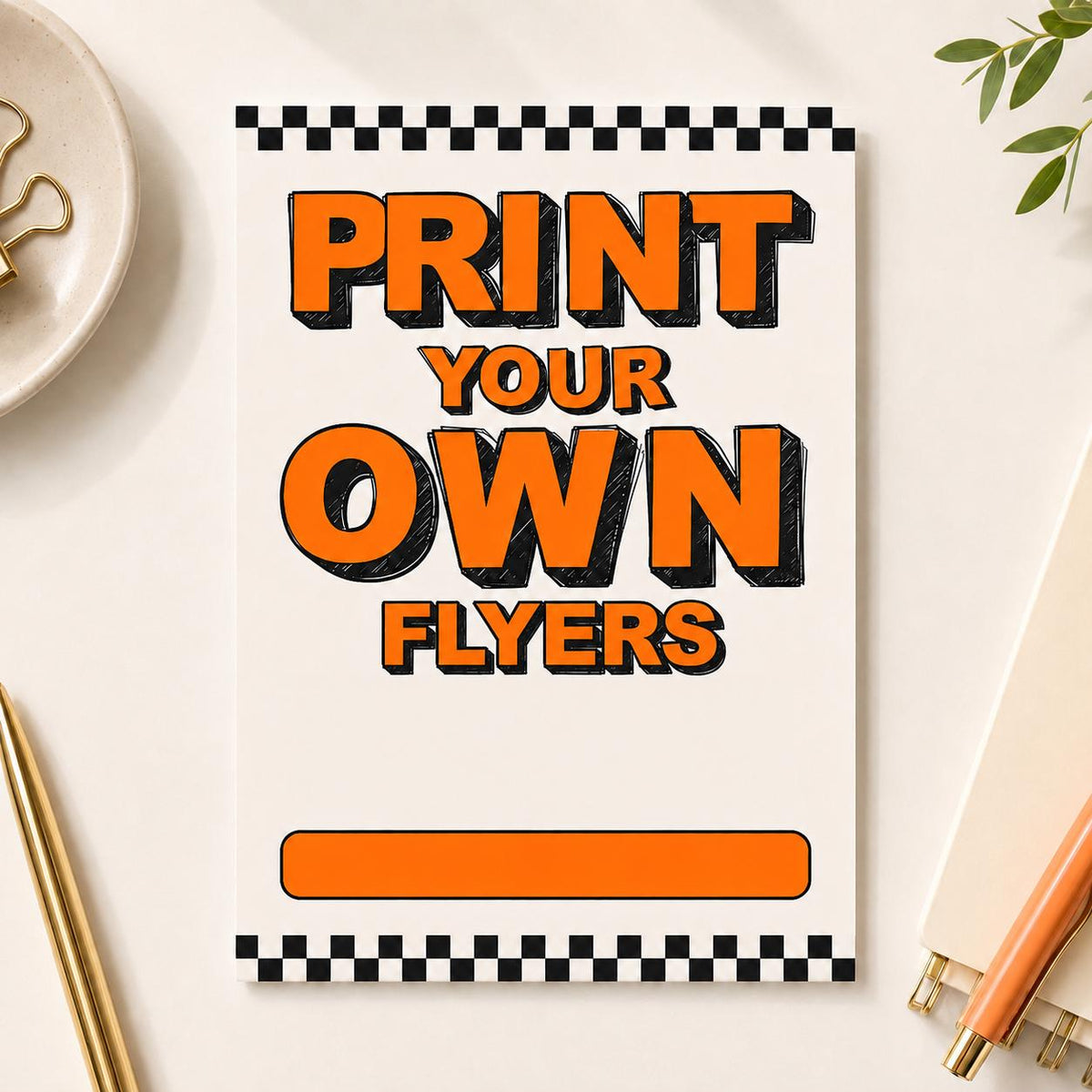 Custom Flyer Printing, Upload Your Design, Business and Marketing Flyers, Full Color Prints