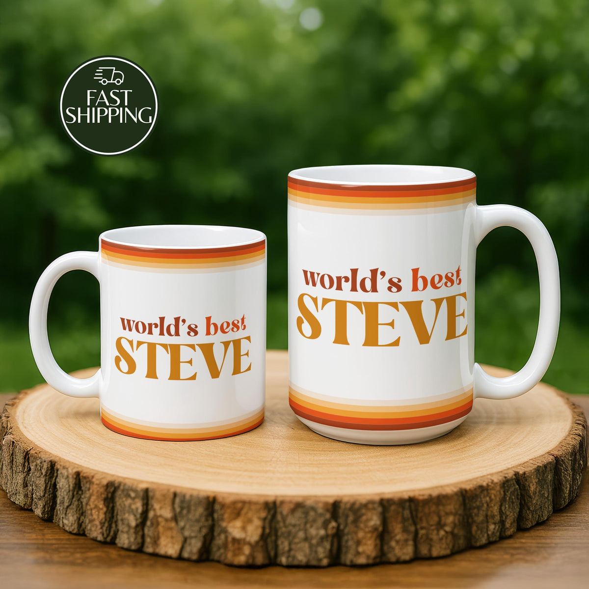 Custom Name Retro Design Coffee Mug, Personalized World's Best ... Ceramic Cup