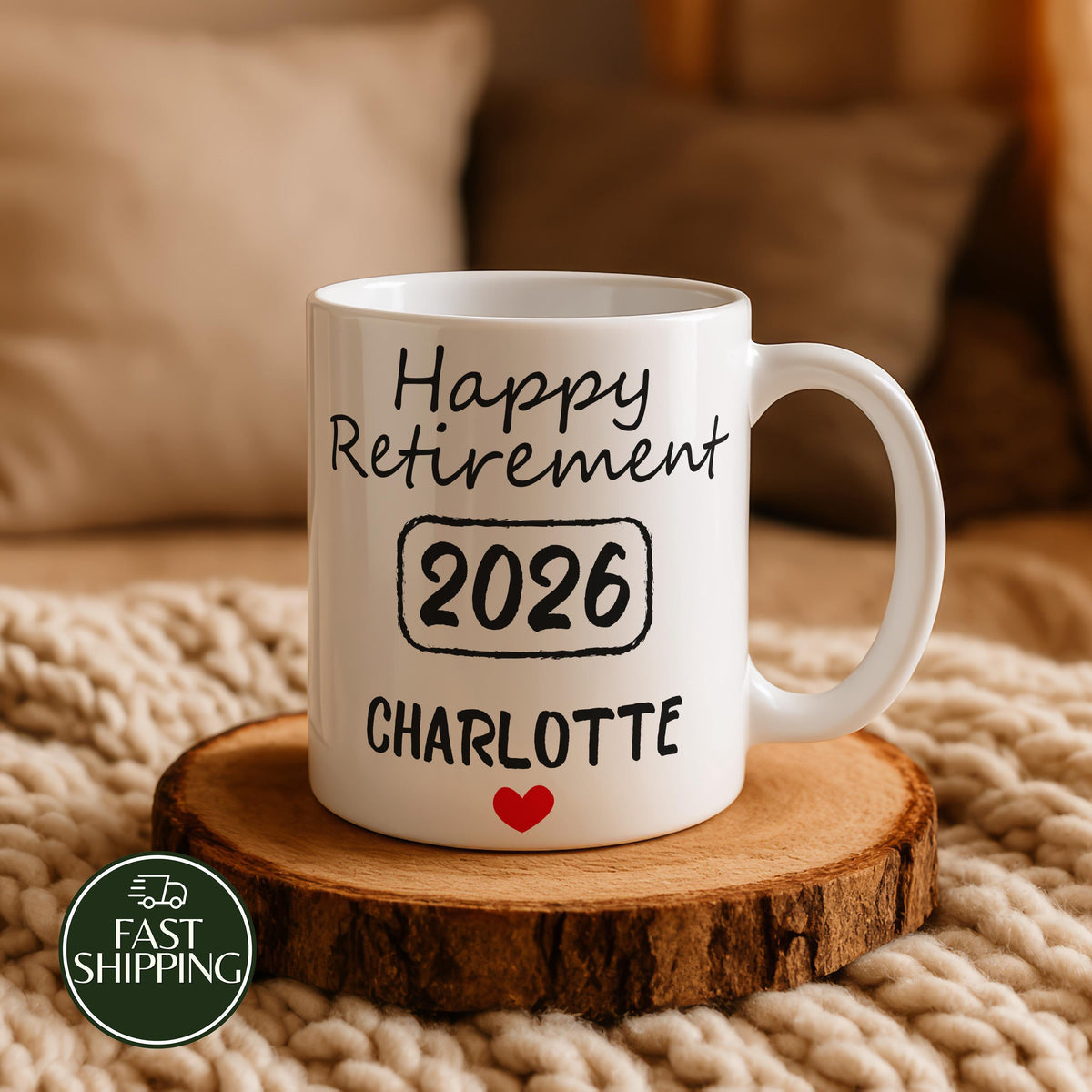 Every Sip Tastes Like It's Not My Problem Anymore Coffee Mug, Personalized Happy Retirement Cup