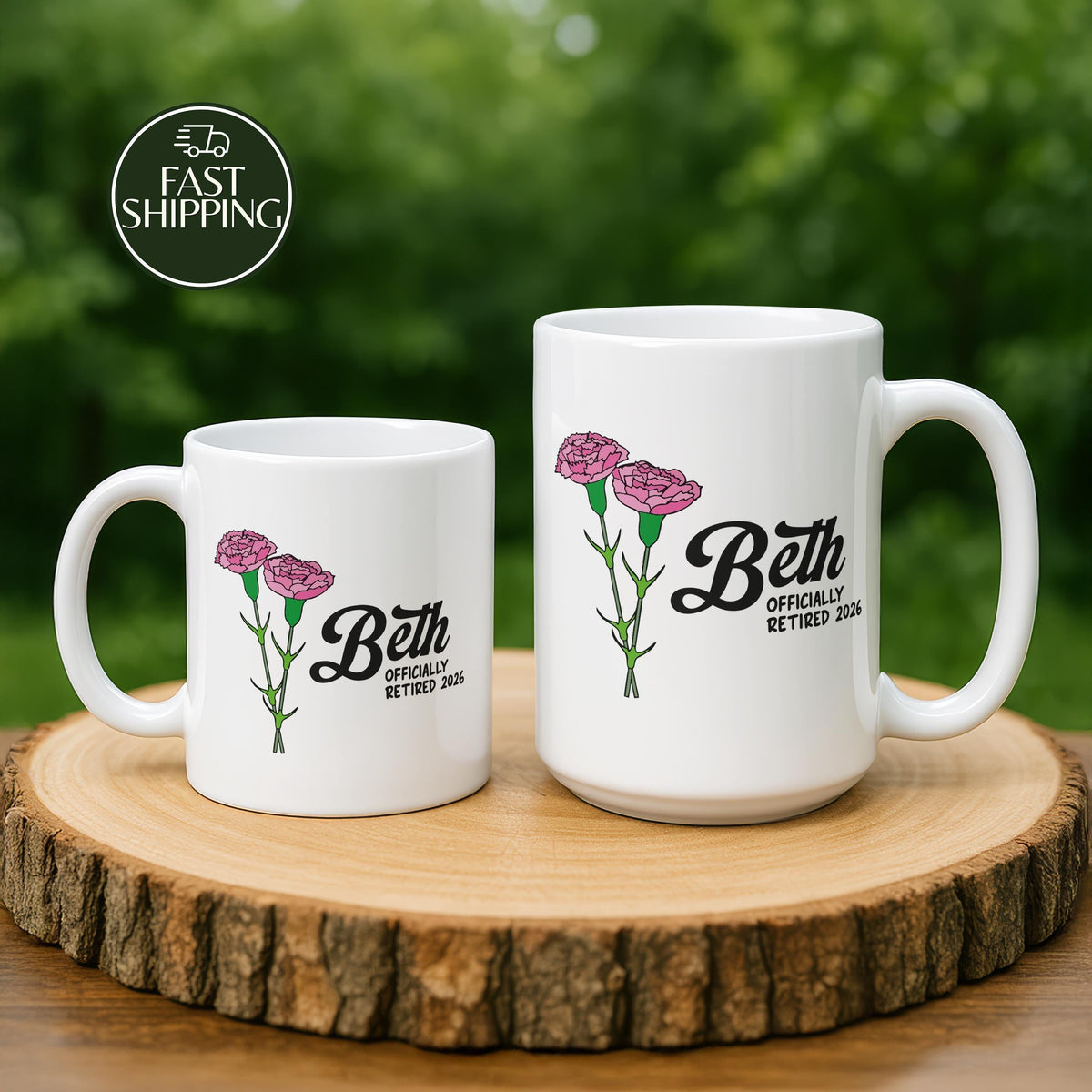 Personalized Retirement Mug for Grandma, I'm Not Retired I'm a Full-Time Grandma Coffee Cup