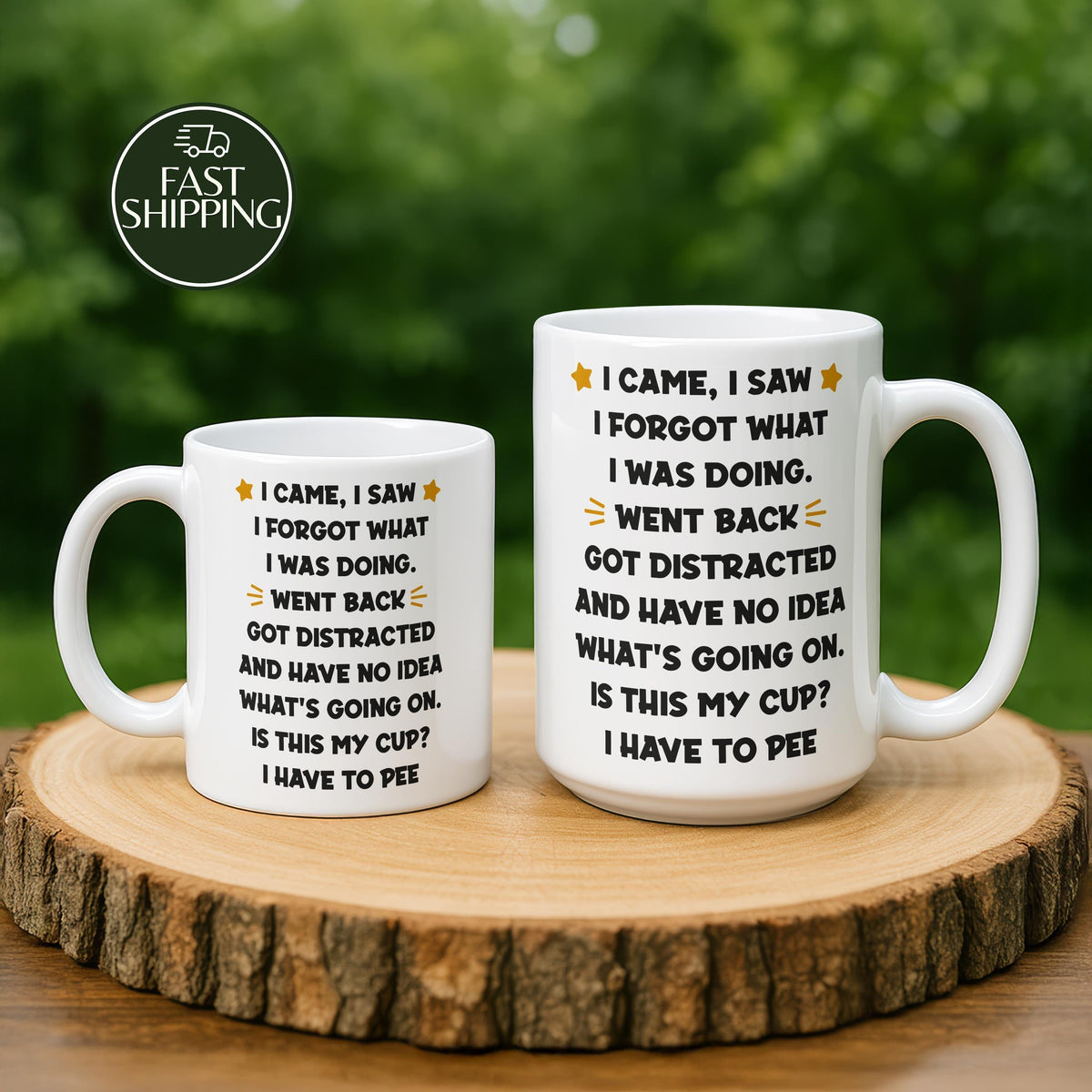 I Came I Saw I Forgot What I Was Doing Cup, Humorous ADHD Coffee Mug, Distracted People Gift