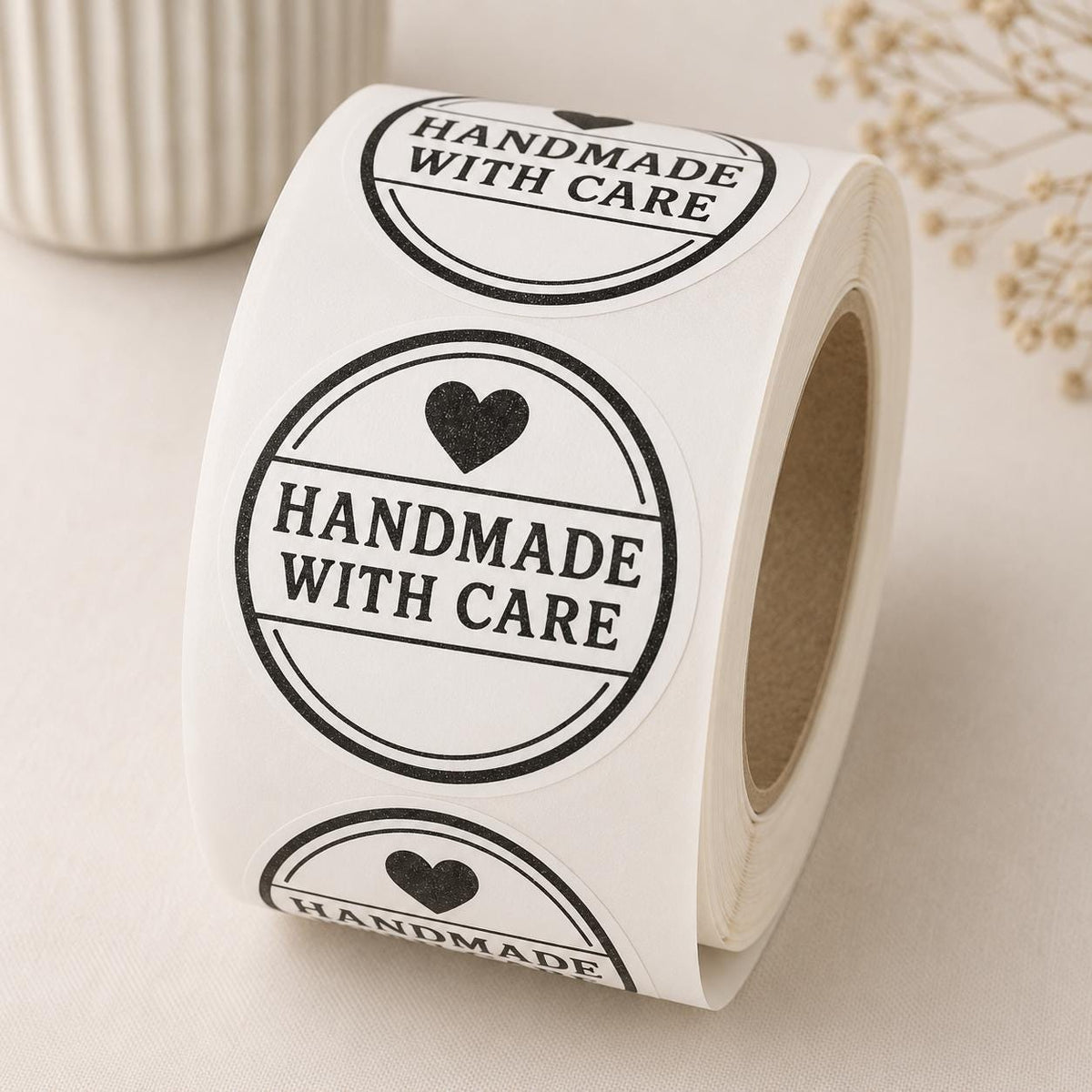 Custom Logo Stickers, Square Circle Rectangle Labels, Business Branding Stickers