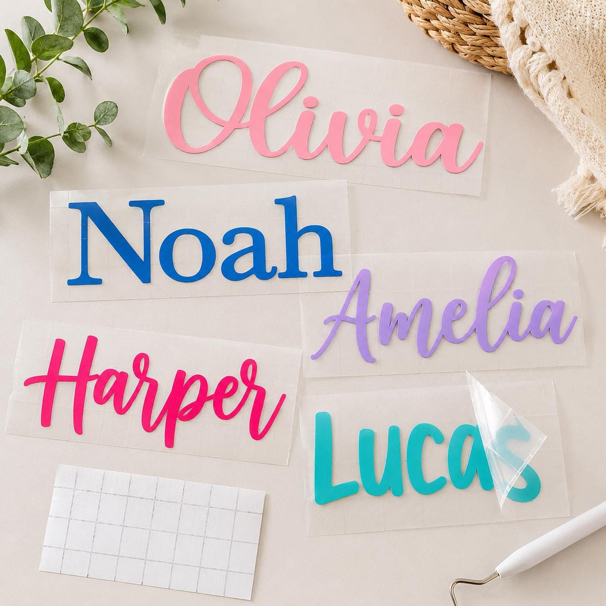 Custom Name Vinyl Decal for Tumblers and Laptops