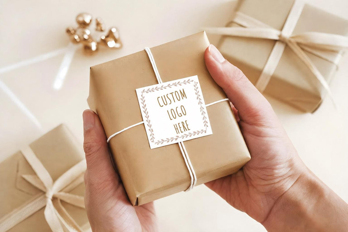 Custom UV DTF Product Labels, Personalized Packaging Stickers, Small Business Thank You Labels