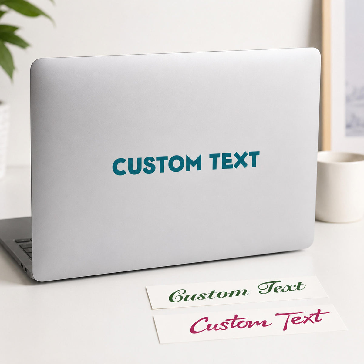 Personalized Vinyl Decal, Custom Text Sticker, Laptop, Tumbler, Car Window