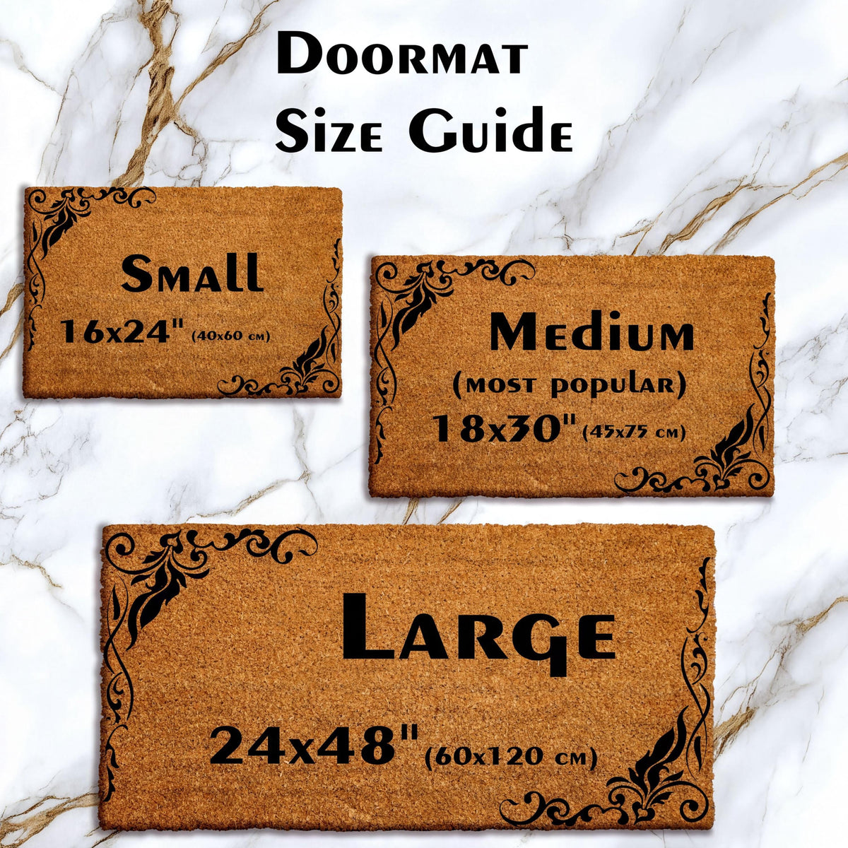 Custom Summer Doormat, Colorful Beach House Welcome Mat
