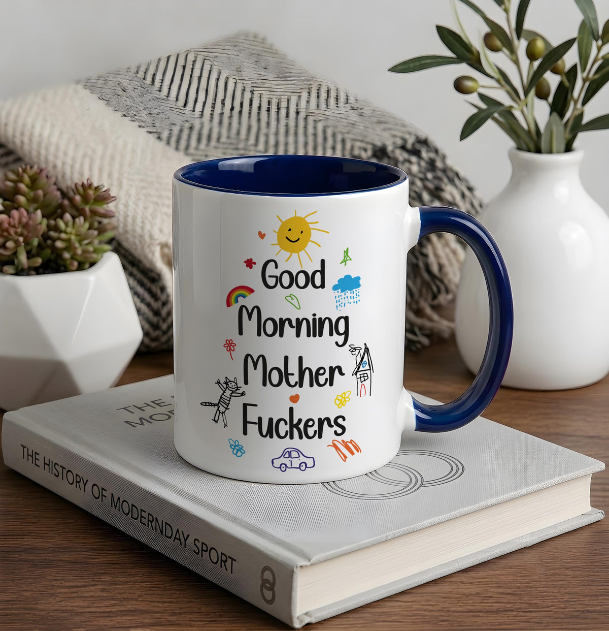 Good Morning Mother Fuckers Mug, Adult Humor Coffee Cup, Coworker Gift