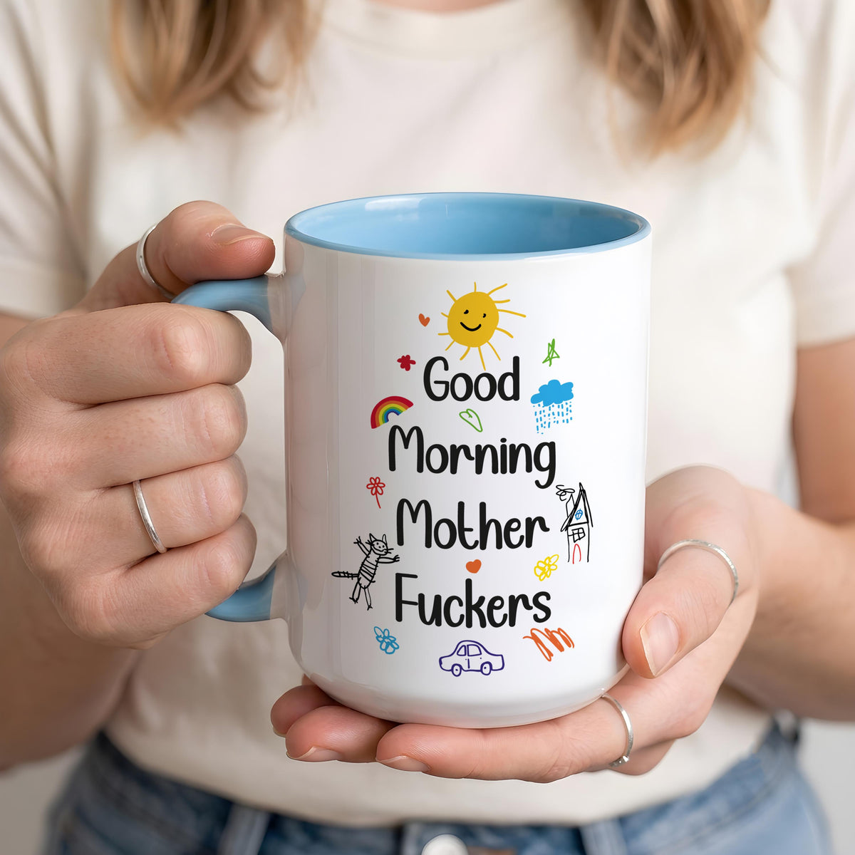 Good Morning Mother Fuckers Mug, Adult Humor Coffee Cup, Coworker Gift