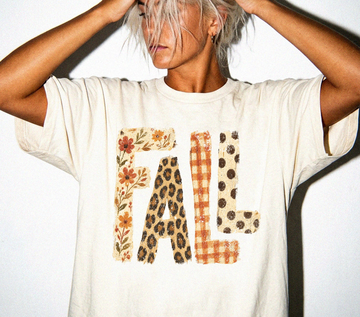 Fall Flowers Comfort Colors® Shirt, Fall Season Leopard T-Shirt, Autumn Lovers Gift Tee