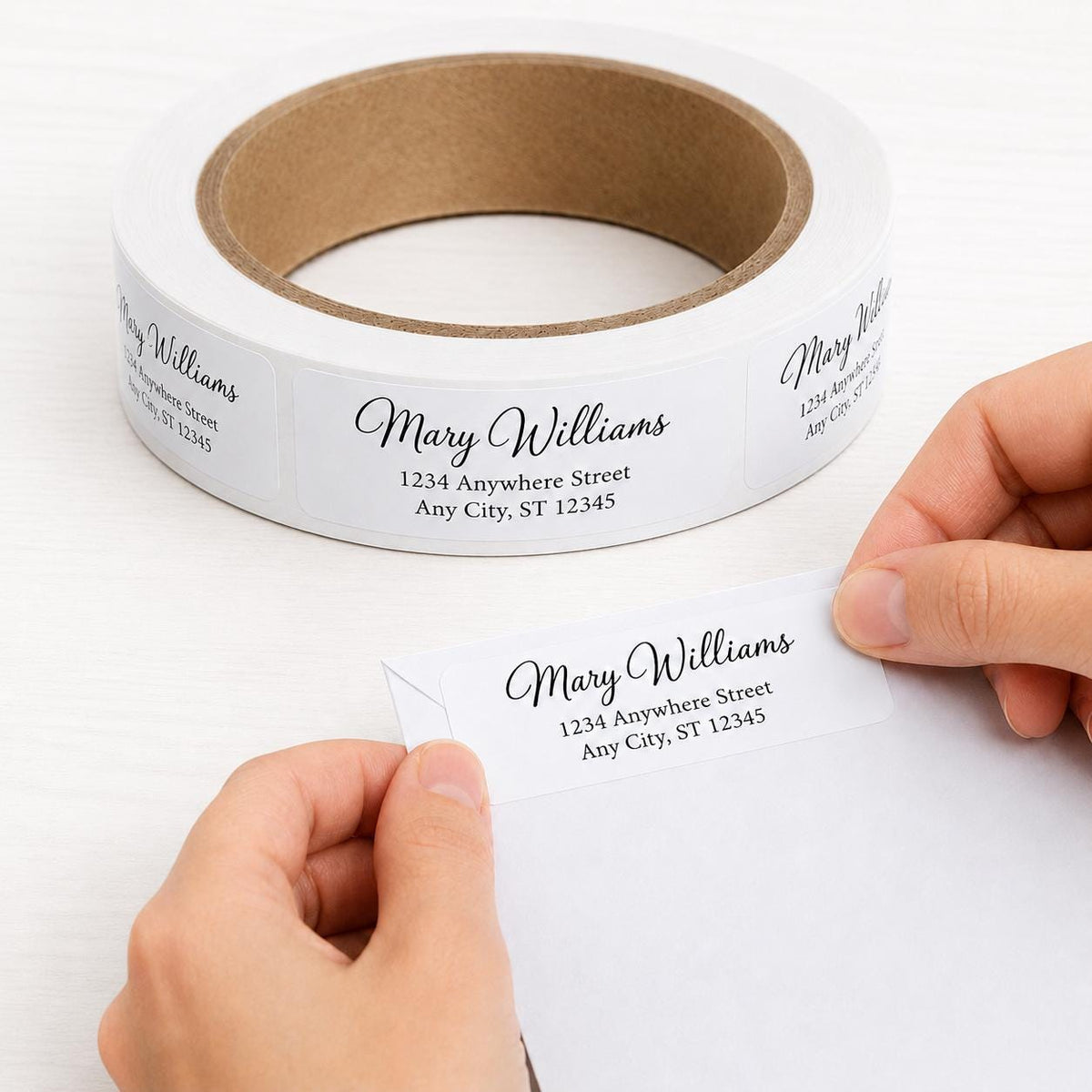 Custom Address Labels on Rolls, Return Stickers, Mailing Labels (Wedding & Business)