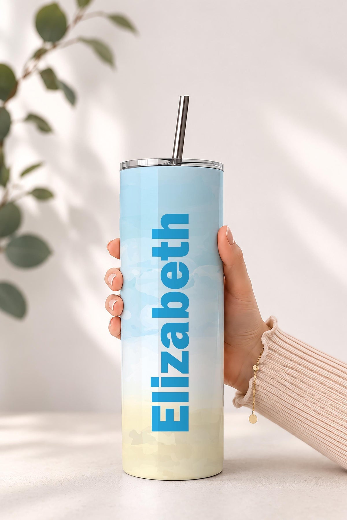 Custom Name Tumbler, Boat Life Beach Lover Insulated Cup, Lake Days Stay Salty