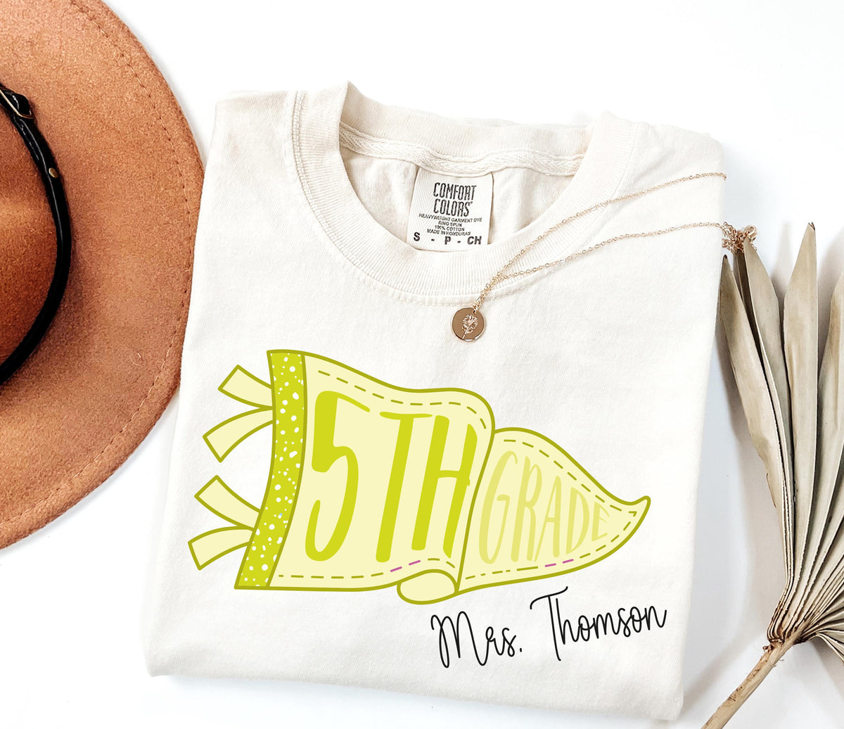 Custom Teacher Comfort Colors® Shirt, Grade Level Teacher Name Tee, Teacher Crew Gifts