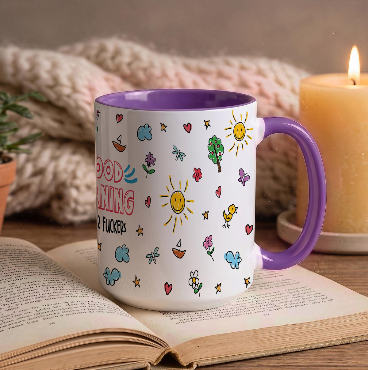 Funny Good Morning Mother Fuckers Coffee Mug, Sarcastic Ceramic Tea Cup
