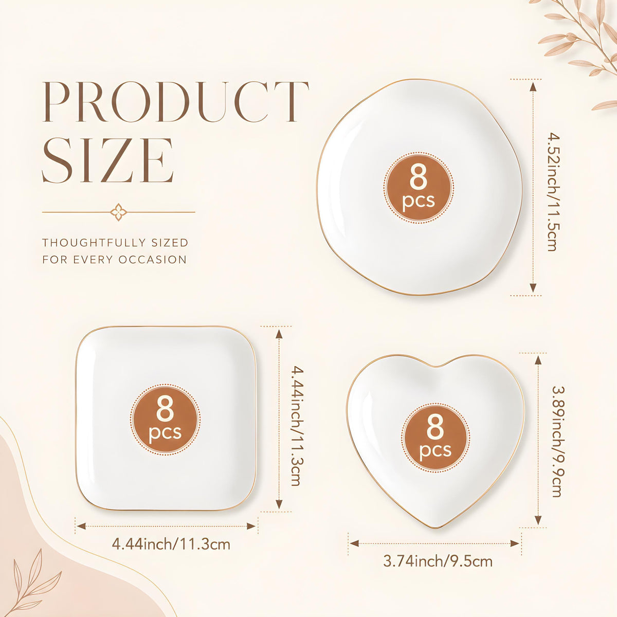 Custom Text and Picture Design Trinket Tray, Personalized Photo Memorial Jewelry Dish