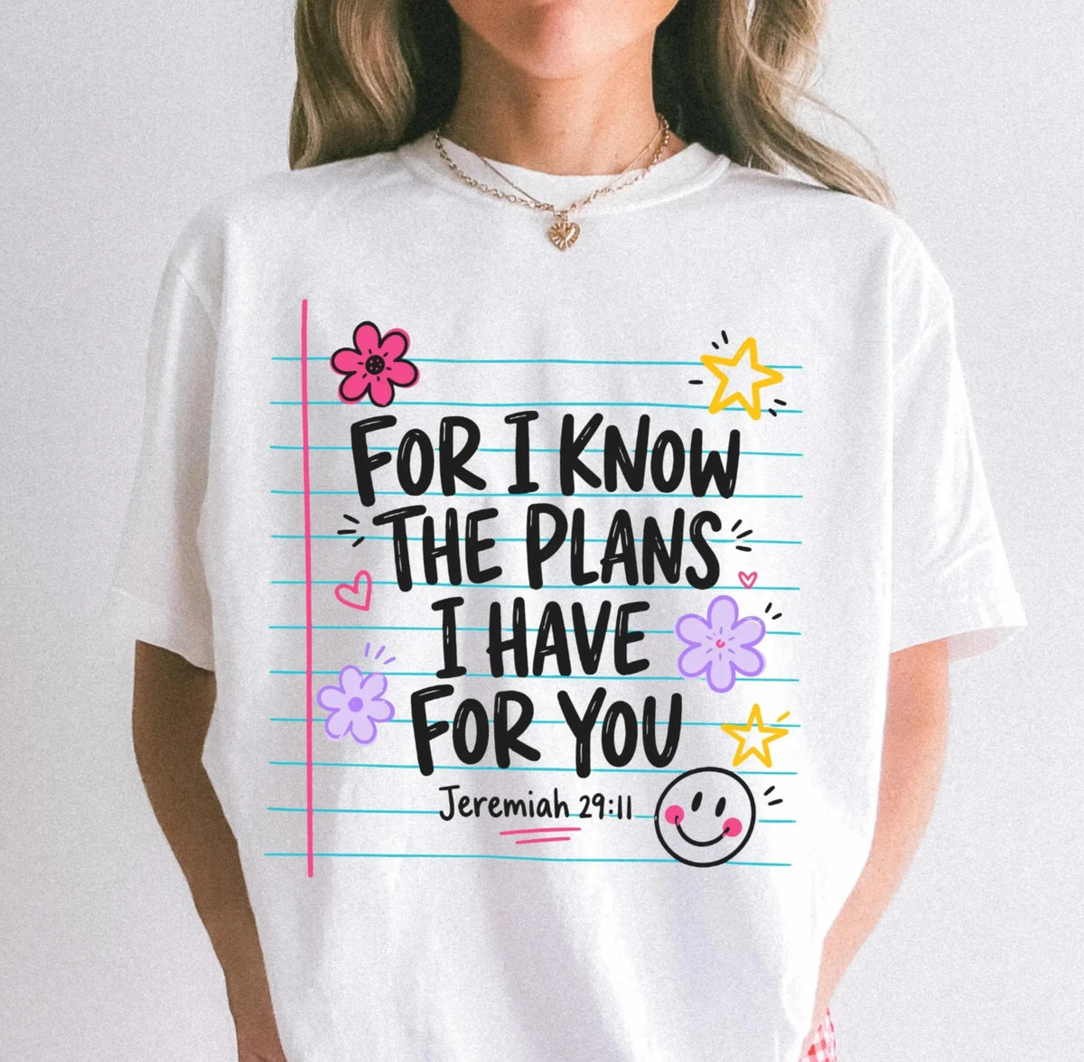 Jeremiah 29:11 Notebook Graphic Shirt