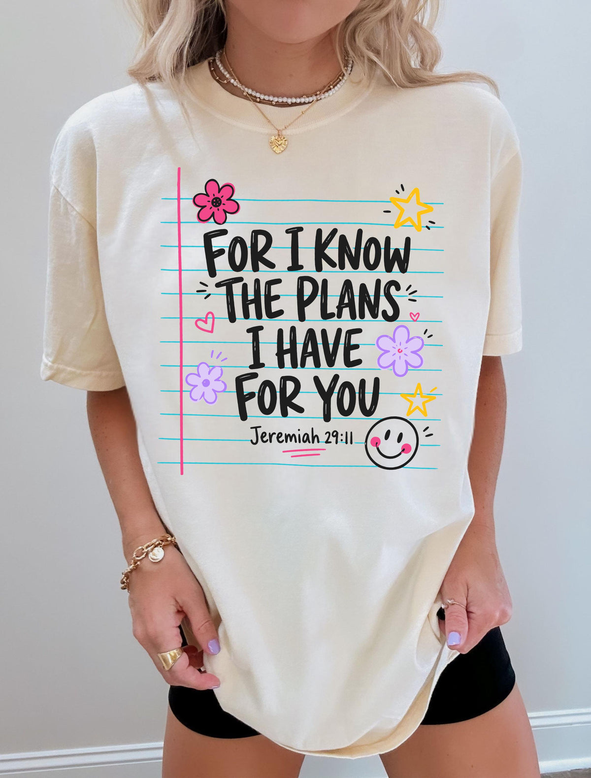 Jeremiah 29:11 Notebook Graphic Shirt