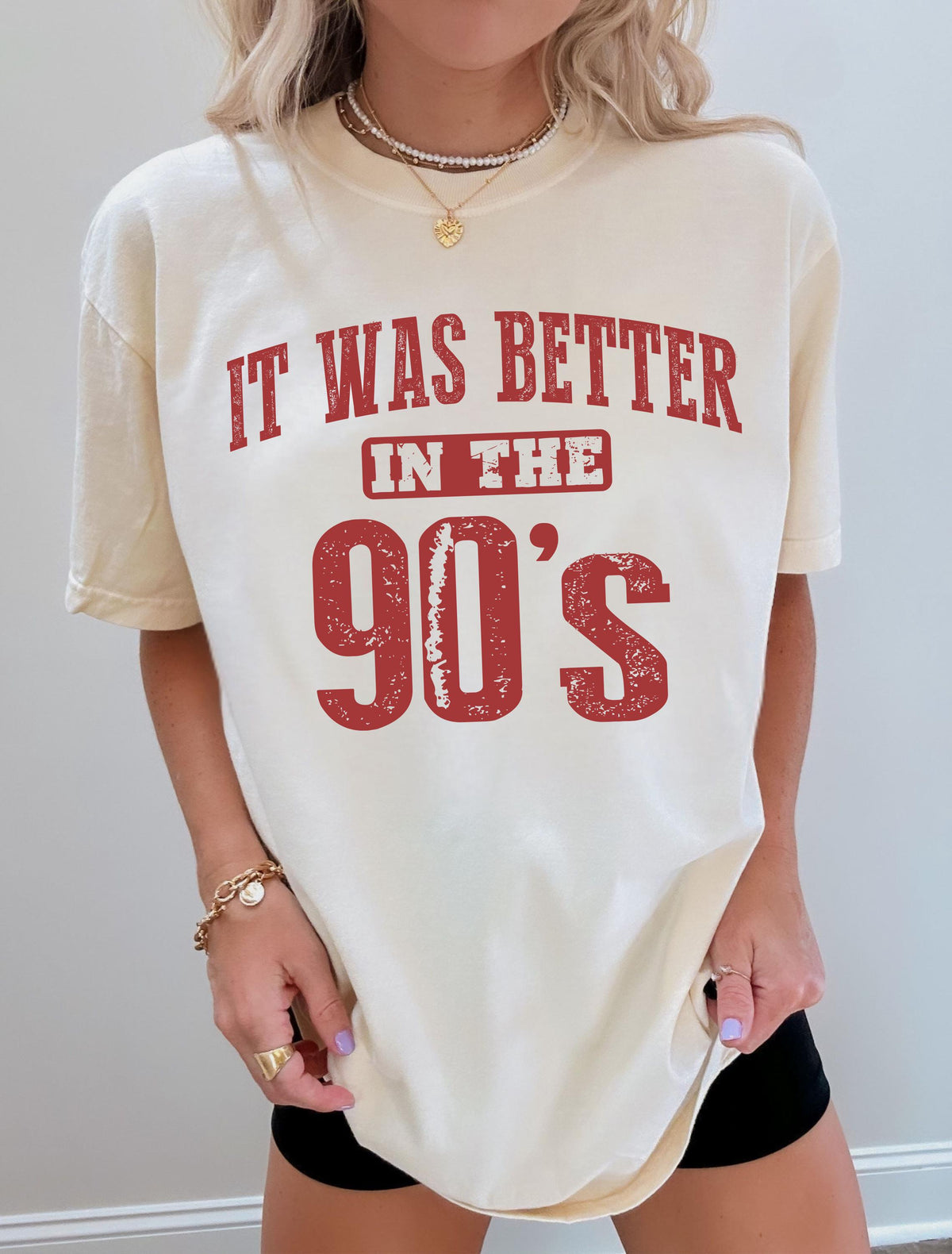 It Was Better in the 90's Comfort Colors® Shirt, 1990's Theme Party T-Shirt, Retro Gift Tee