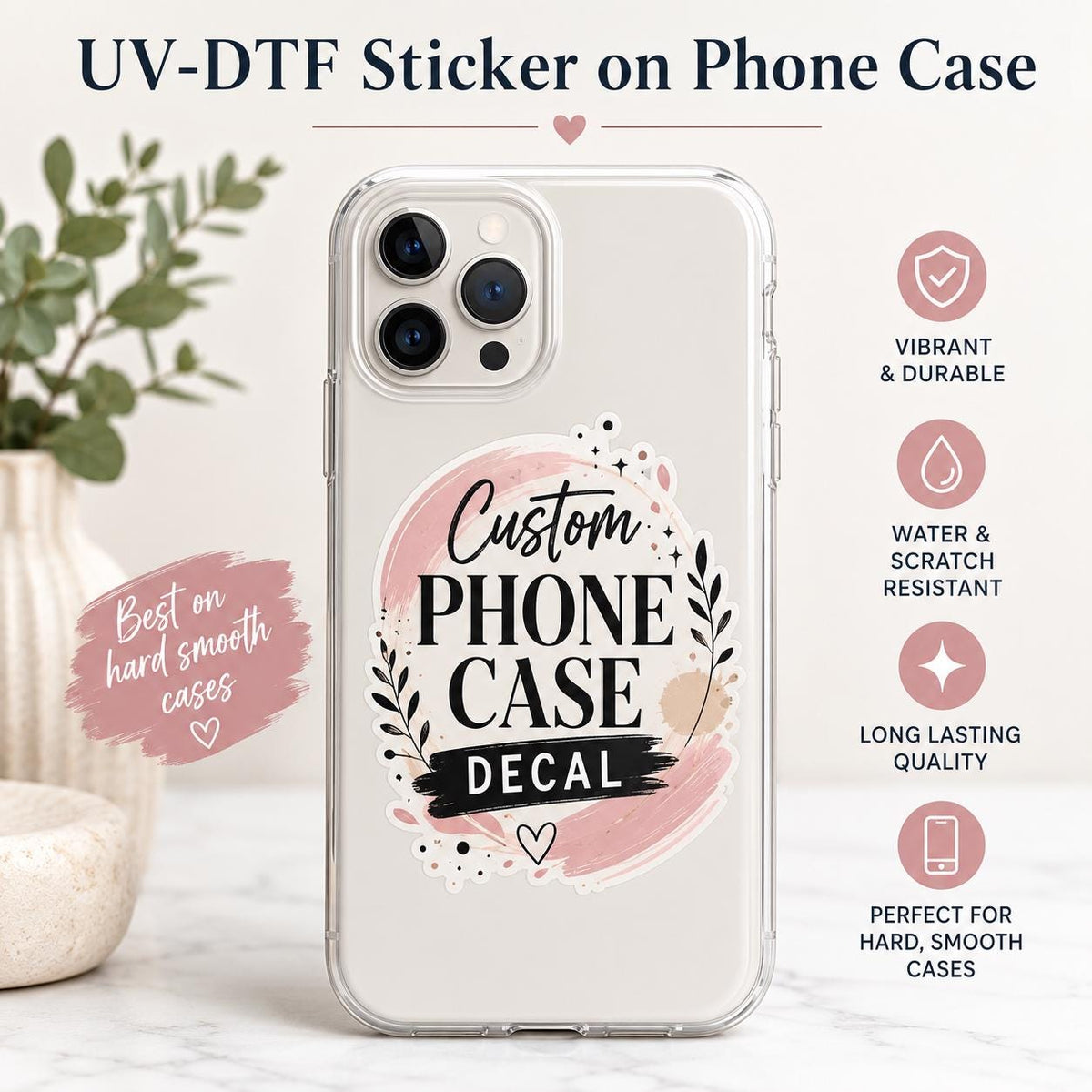 Custom UV-DTF Logo and Artwork Transfers