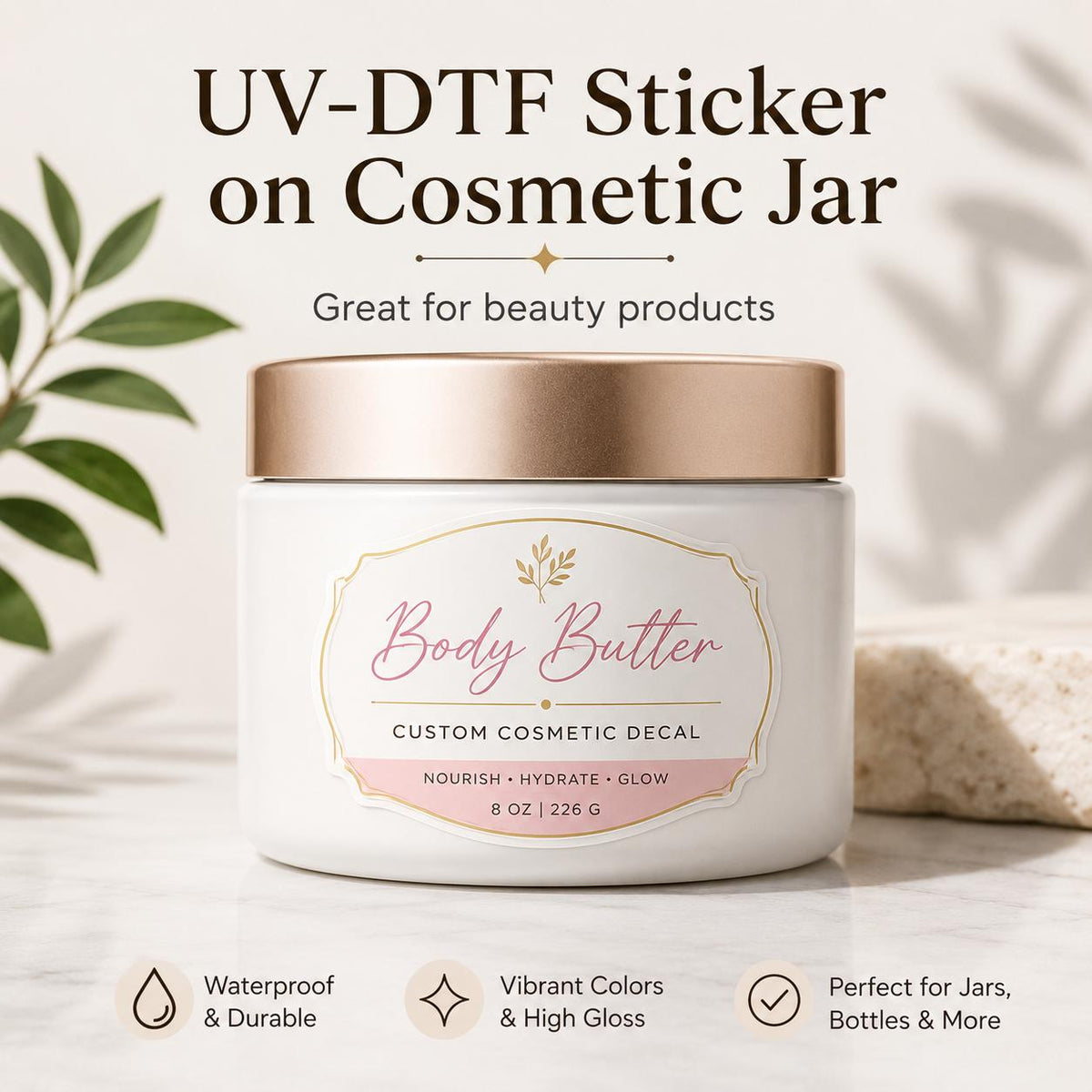 Custom UV-DTF Logo and Artwork Transfers