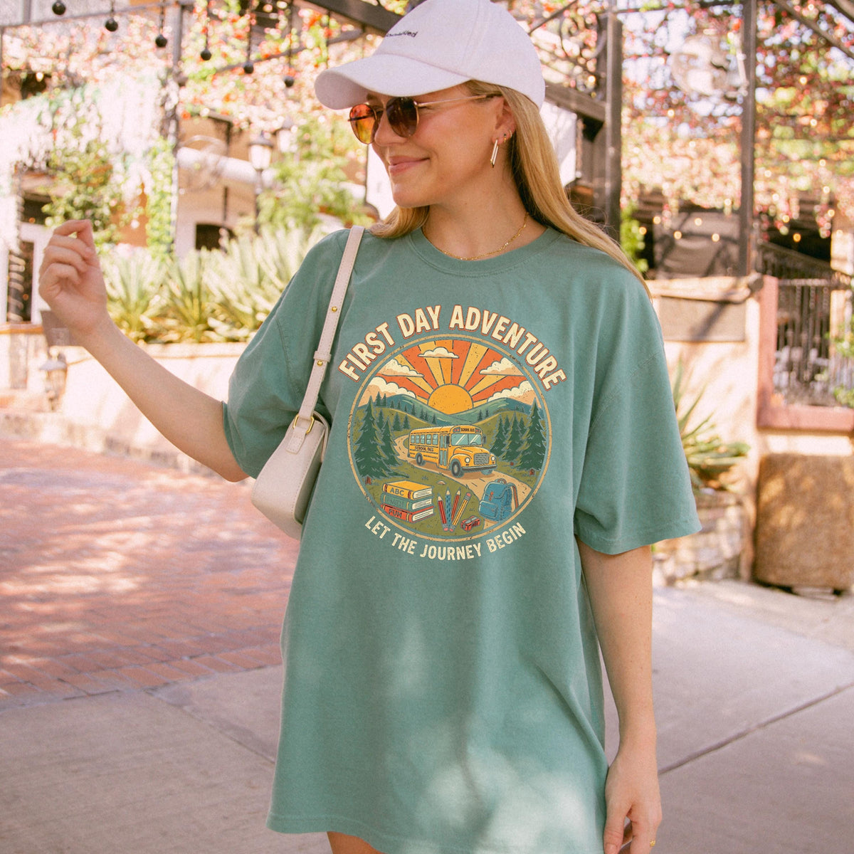 School Bus Comfort Colors® Shirt, Back to School Tee, First Day of School Gift, New Teacher T-shirts