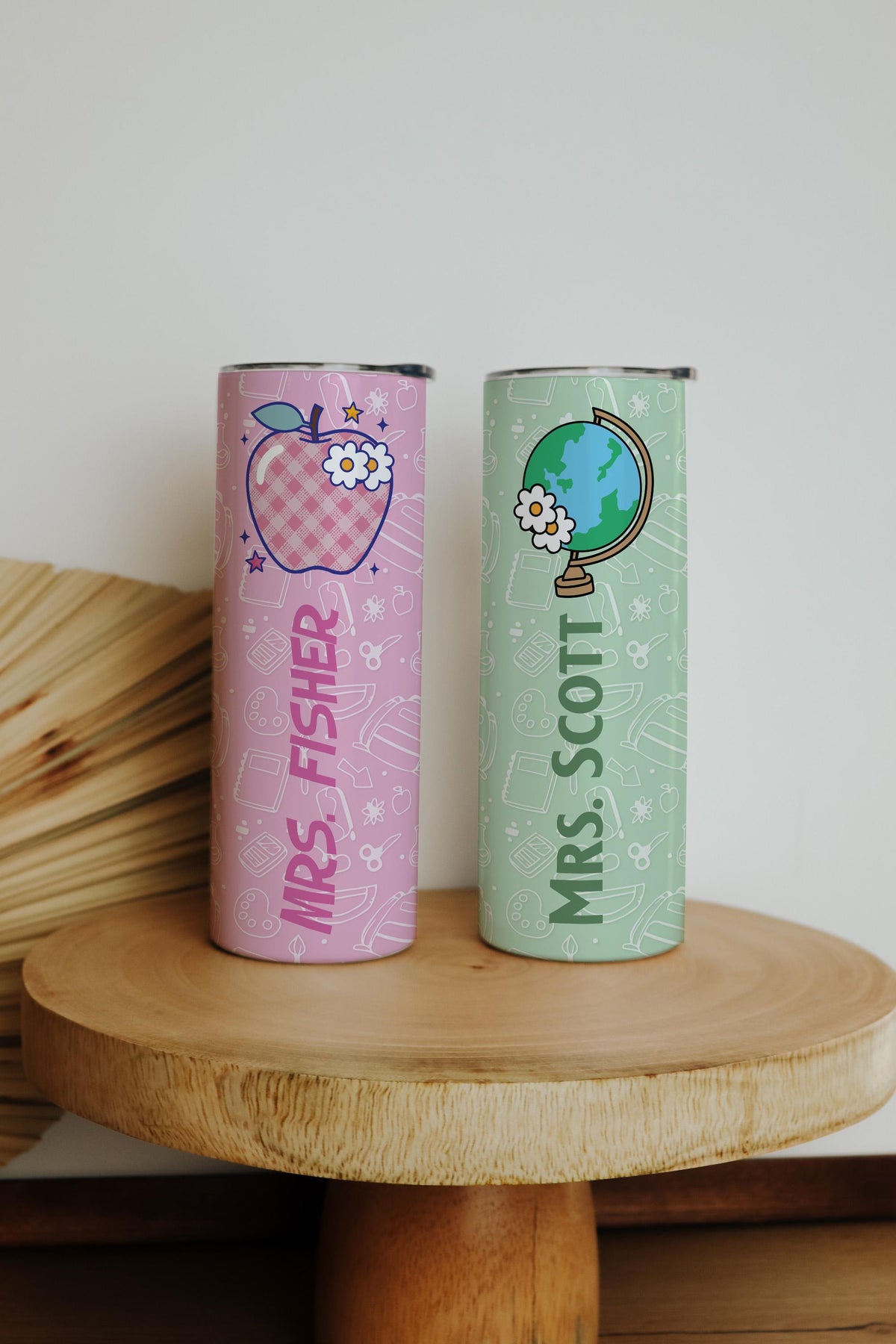 Personalized Teacher Tumbler, Cute Appreciation Gift, Custom Teachers Cup
