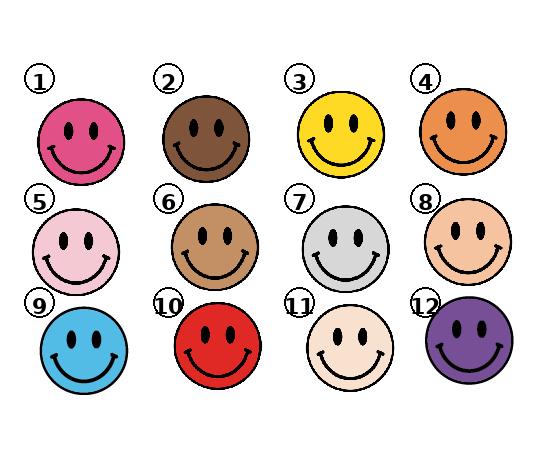 Personalized Smiley Face Teacher Stickers