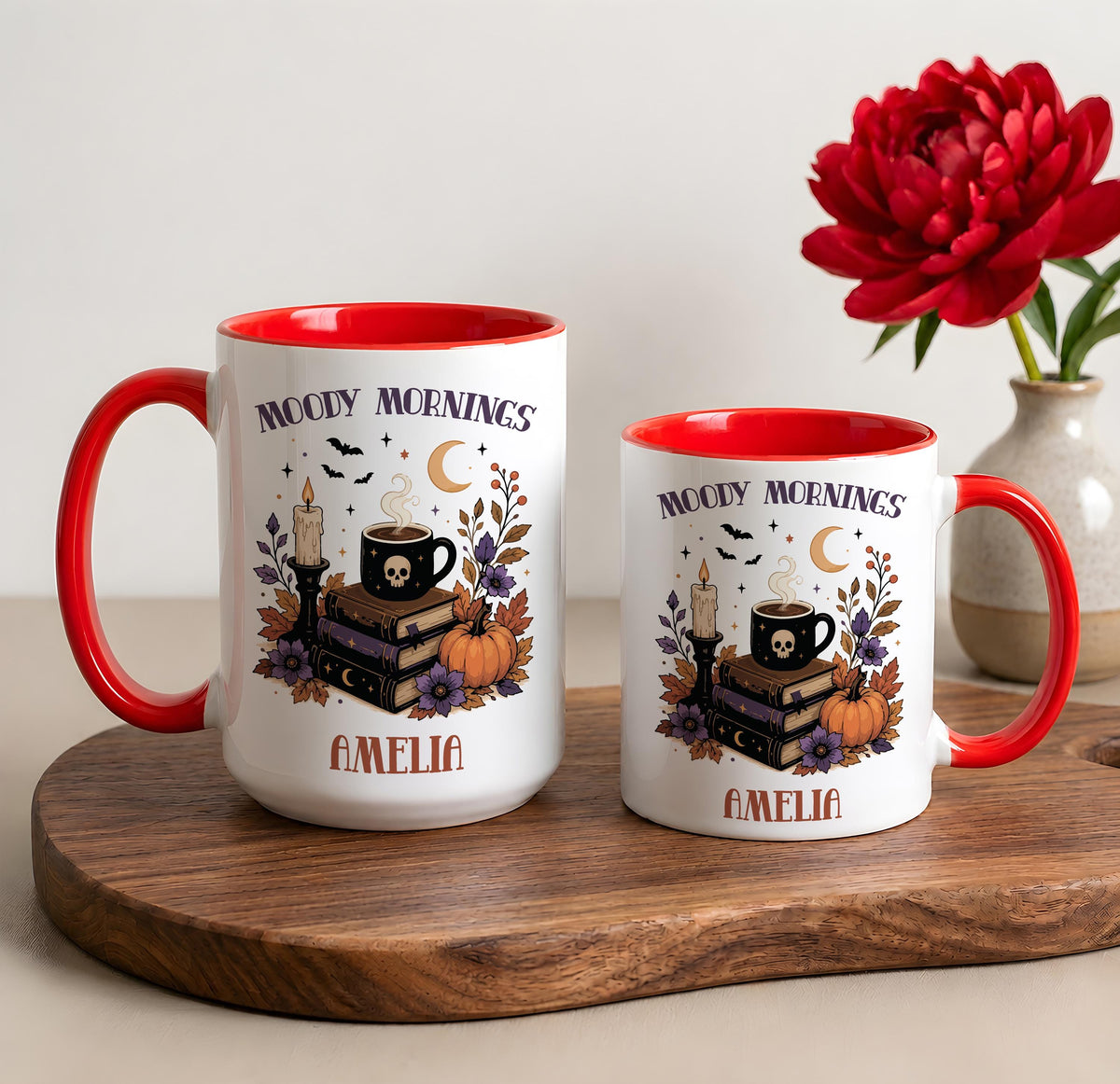 Personalized Pumpkin Season After Dark Coffee Mug, Custom Fall Pumpkin Spice Latte Cup