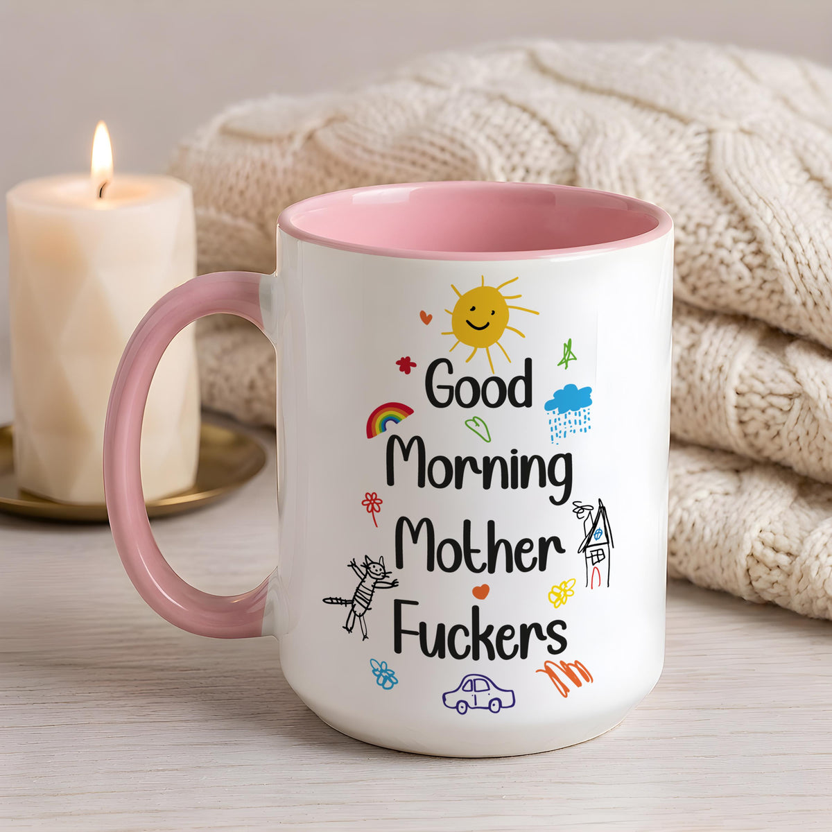 Good Morning Mother Fuckers Mug, Adult Humor Coffee Cup, Coworker Gift