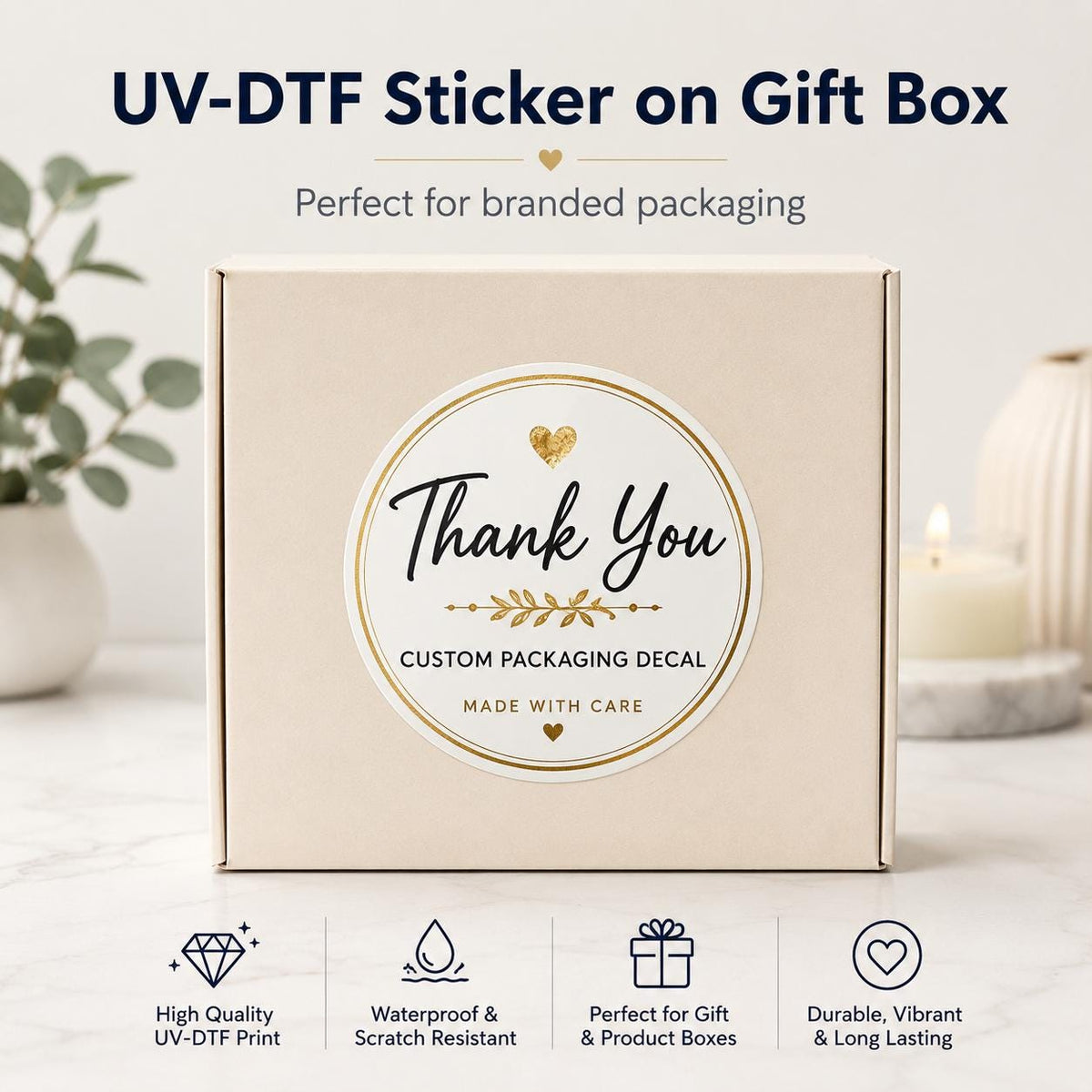 Custom UV-DTF Logo and Artwork Transfers