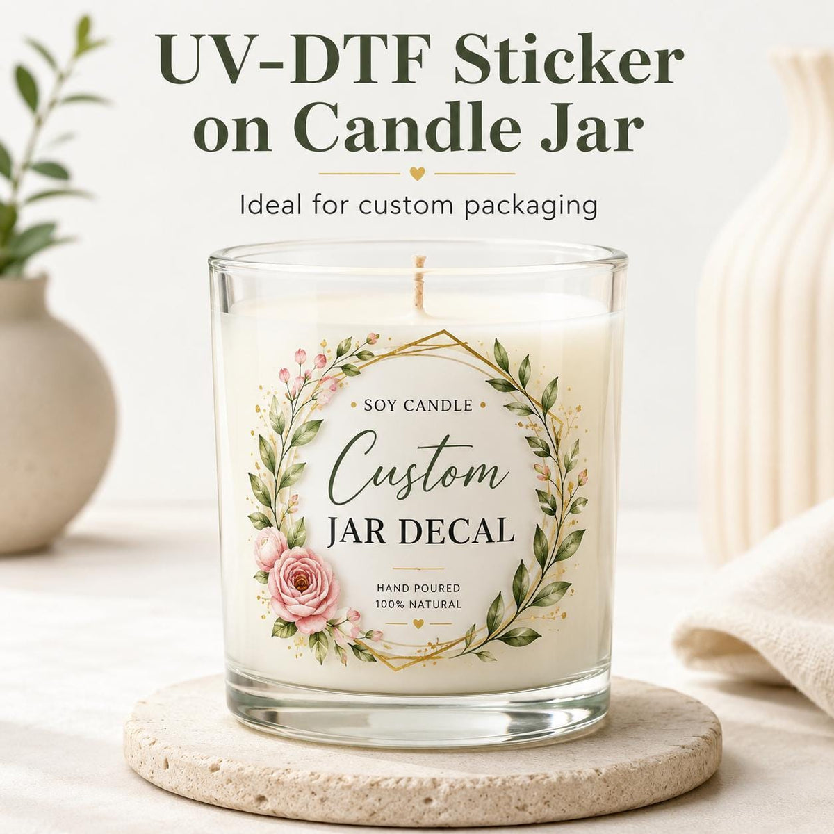Custom UV-DTF Logo and Artwork Transfers
