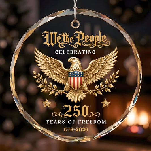 US Semiquincentennial Ornament, 250 Years of Freedom Keepsake