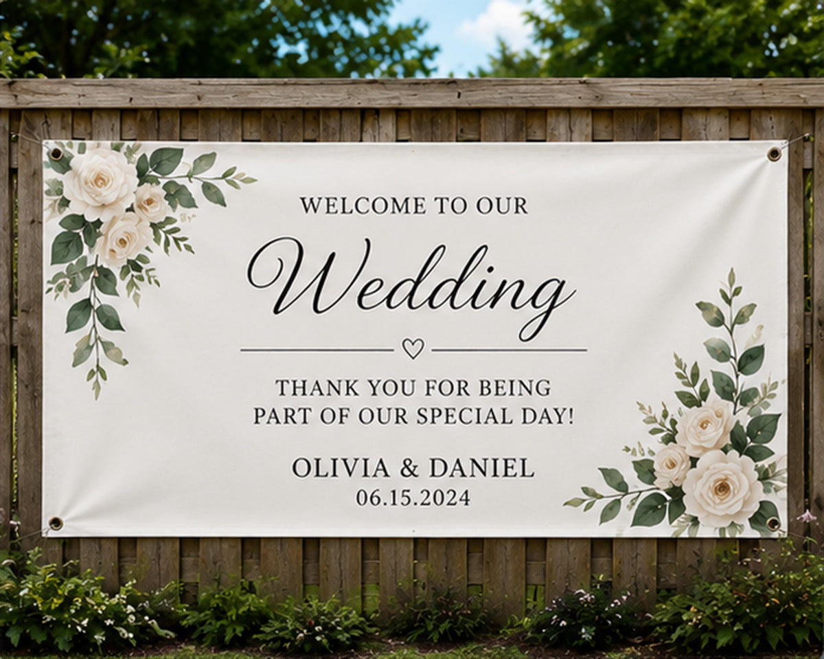 Custom Vinyl Banner, Dream Vacation, Summer Party, Tropical Event Sign