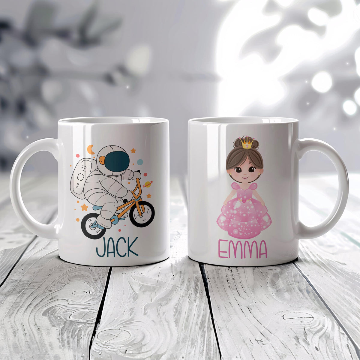 Personalized Kids Name Mug, Kid's Birthday Party Favor, Custom Children Gift