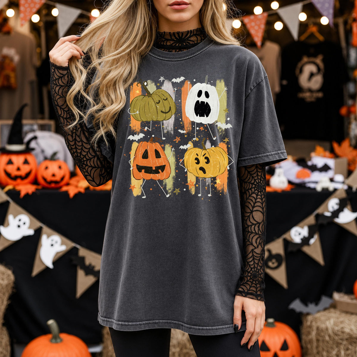 Pumpkins Comfort Colors® Shirt, Funny Spooky Season T-shirt, Halloween Gift Tee