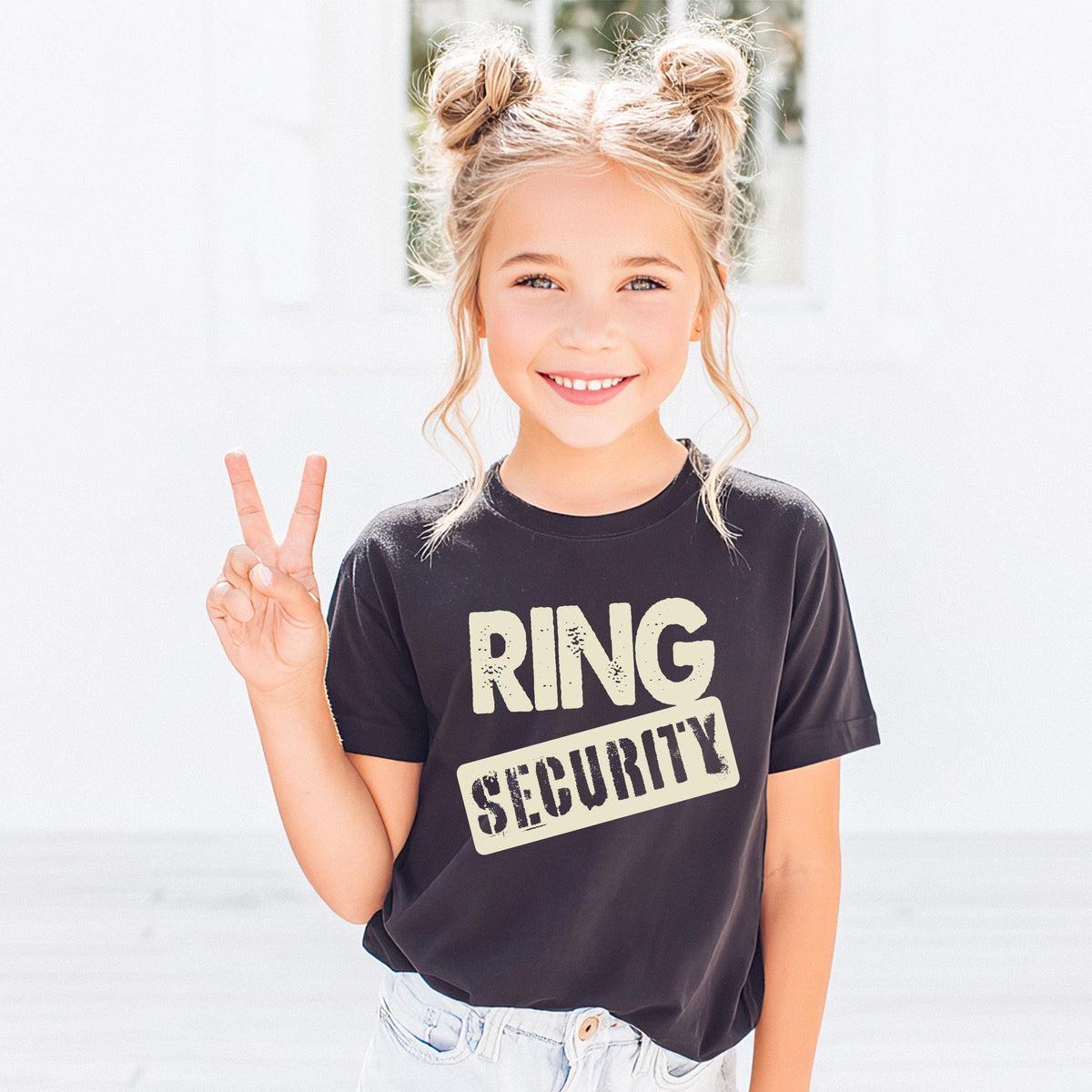Ring Security Shirt, Bridal Party Kids Matching Shirts, Wedding Proposal Kid Tee