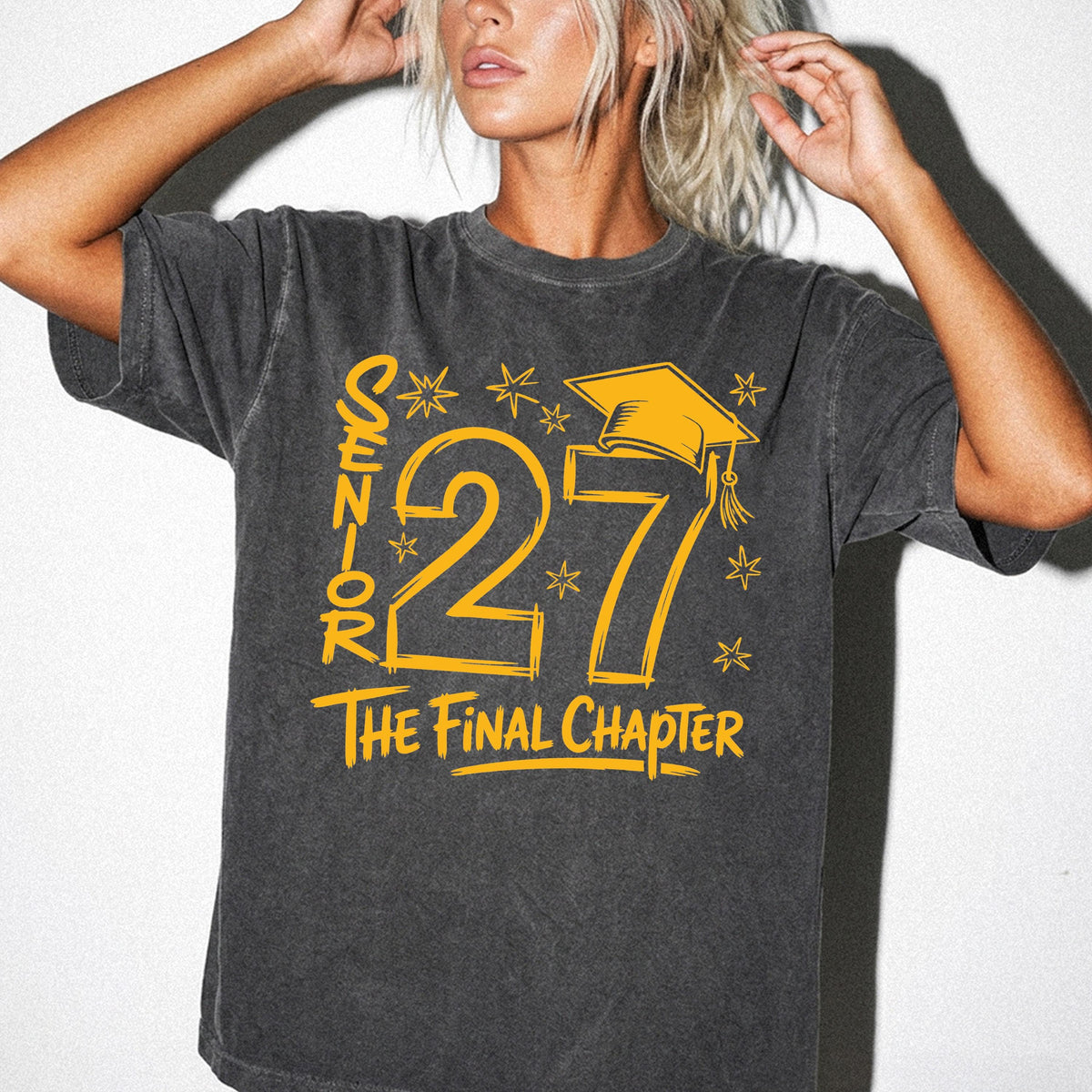 Senior 2027 Comfort Colors® Shirt, The Final Chapter Senior Tee, High School Graduation Gift