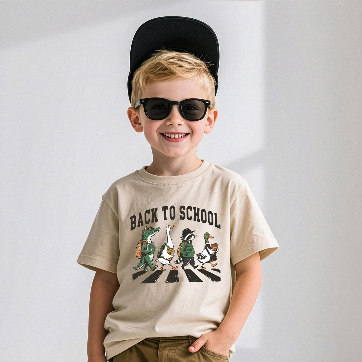Back to School Animals T-shirt, First Day of School Shirt, Kids School Gift Tee