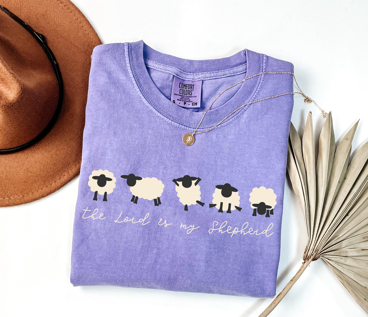 The Lord Is My Shepherd Sheep Graphic Shirt