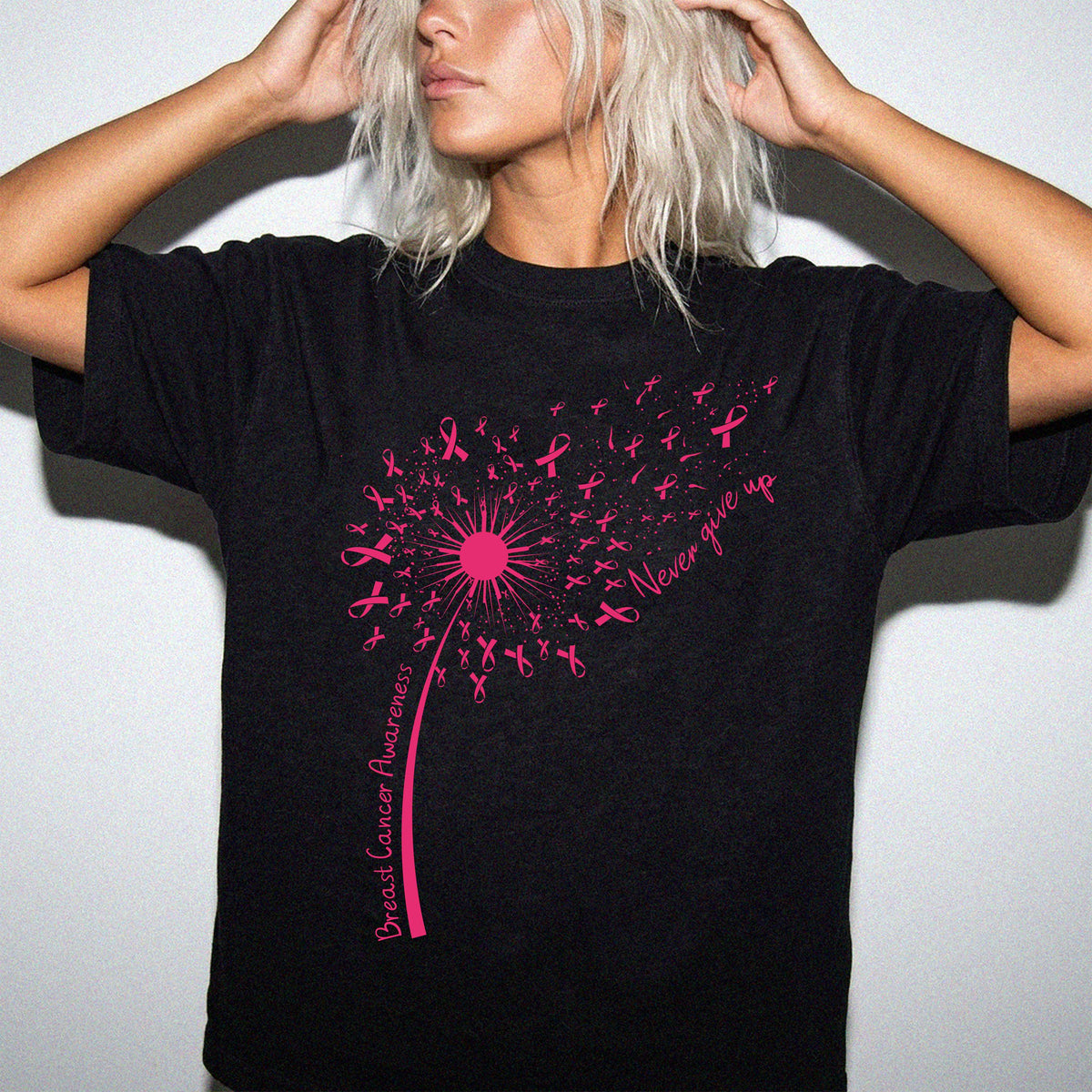 Breast Cancer Awareness Comfort Colors® Shirt, Pink Ribbon Tee, Cancer Warrior Gift Tee