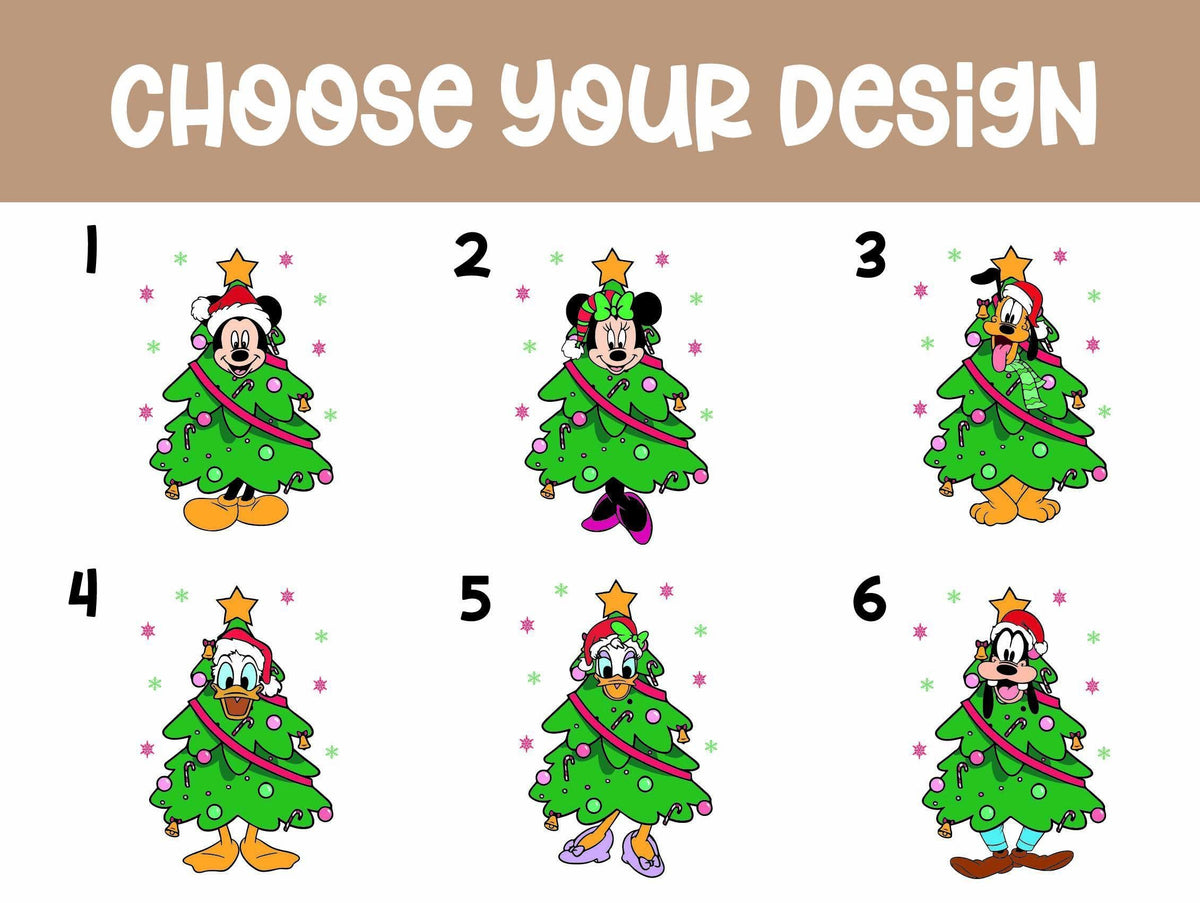 Custom Christmas Mug, Tree Character Coffee Cup, Personalized Mug