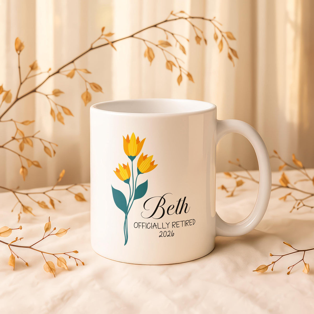 Full-Time Grandma Mug, Personalized Nana Coffee Cup, Retirement Gift