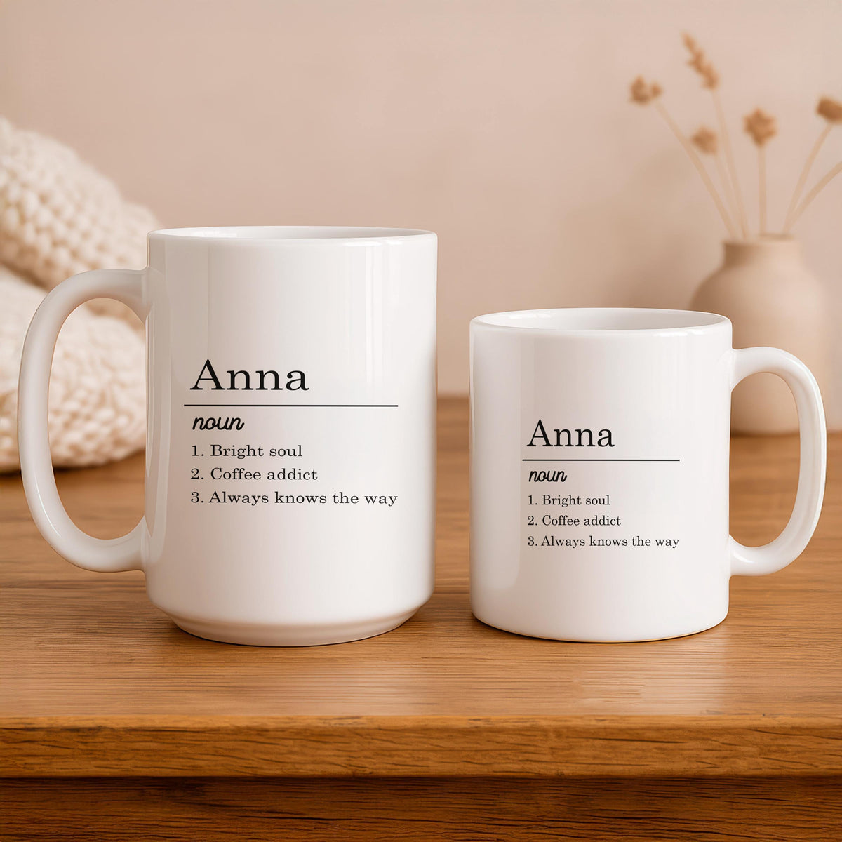 Personalized Name Definition Mug, Custom Coffee Cup, Funny Tea Mug, Birthday Gift