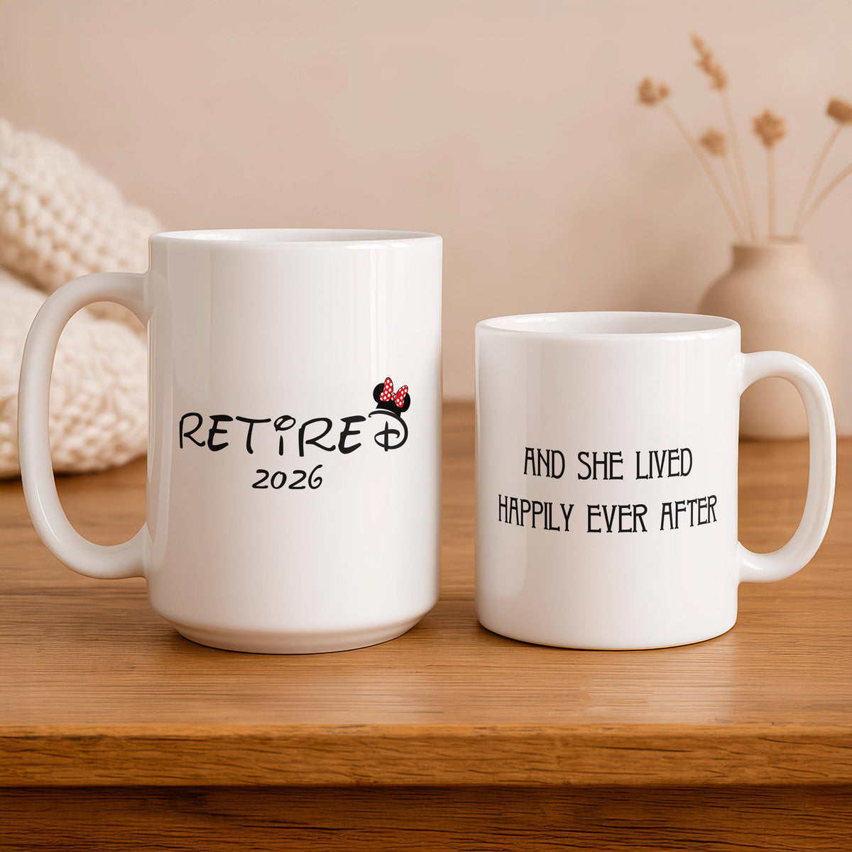 Retired 2026 Coffee Mug, Happily Ever After Ceramic Cup