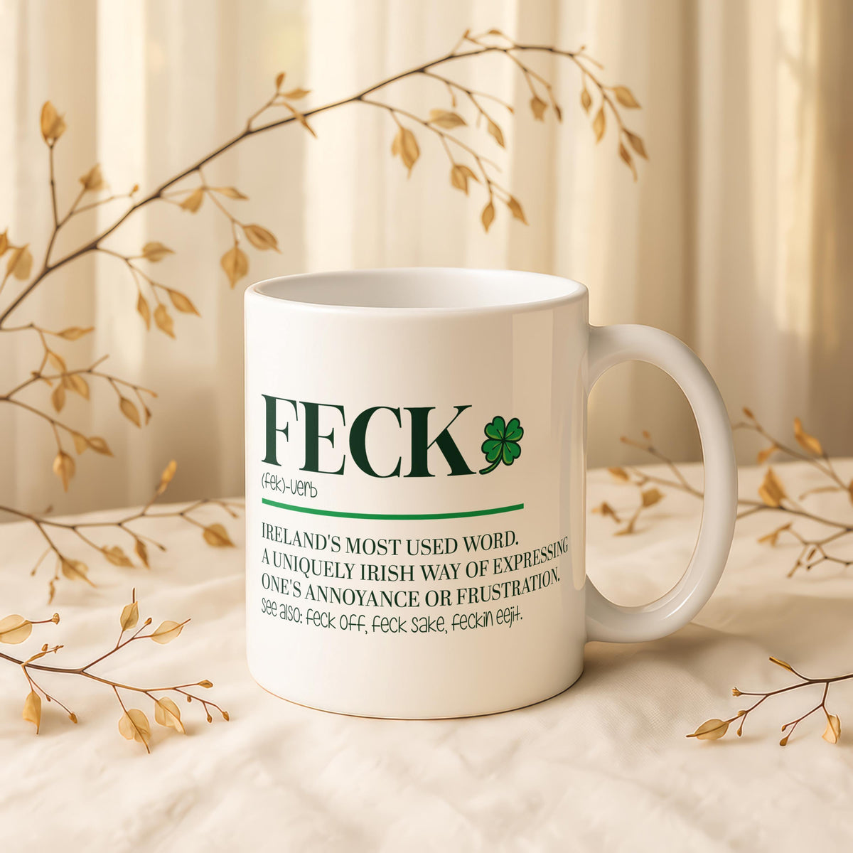 Feck Definition Ceramic Mug