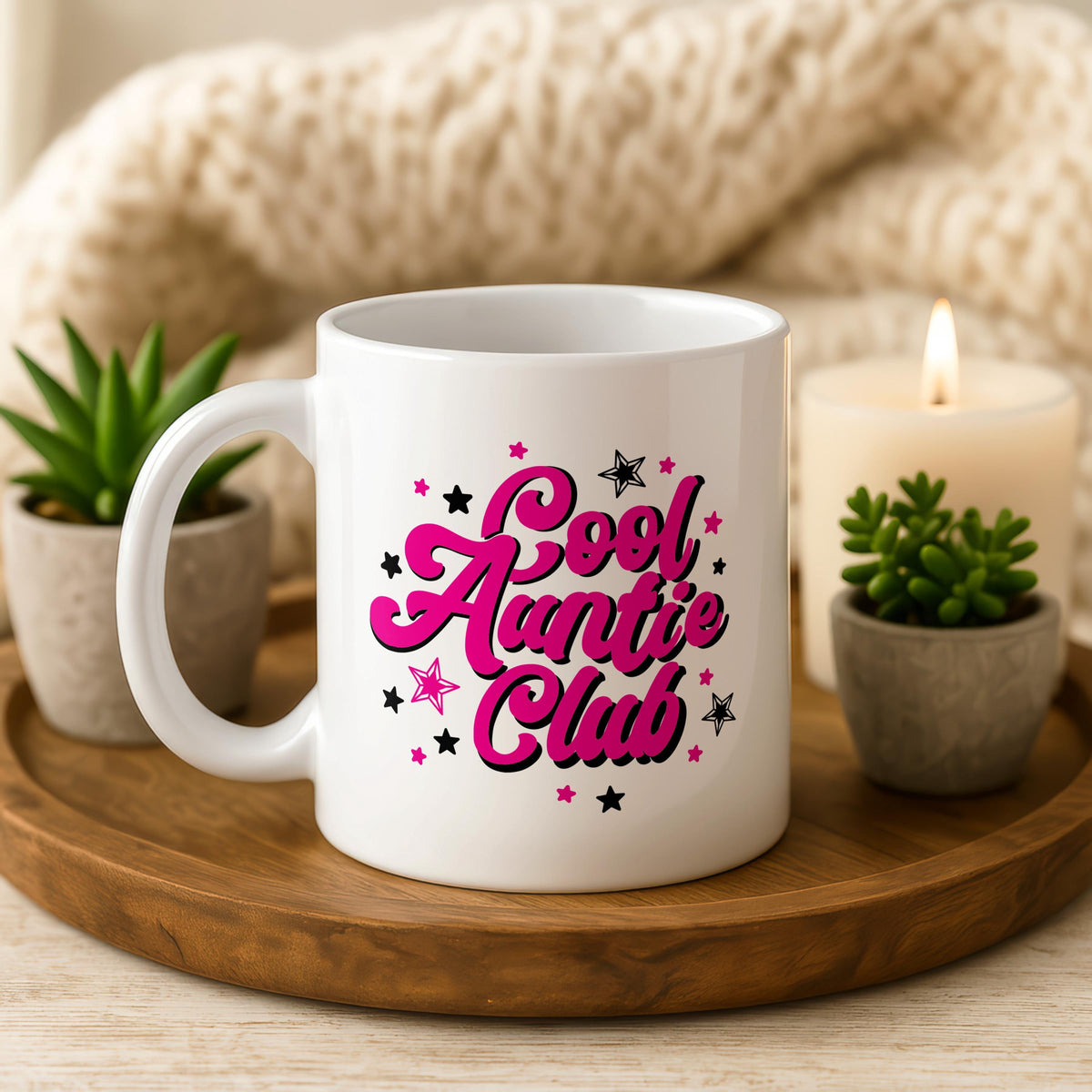 Cool Auntie Club Ceramic Mug