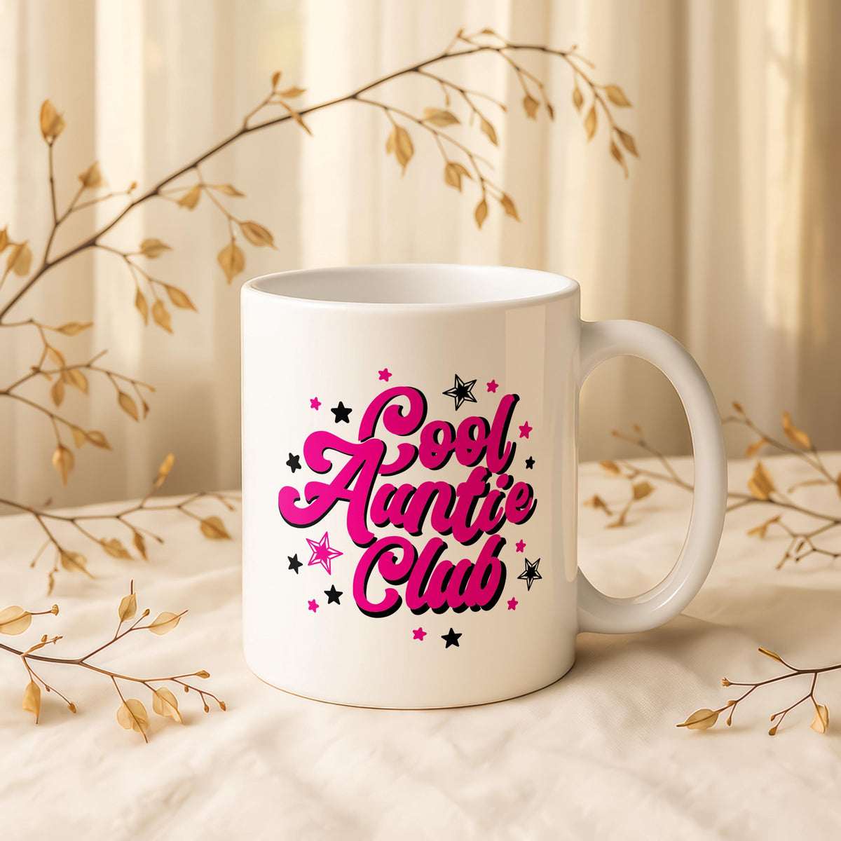 Cool Auntie Club Ceramic Mug