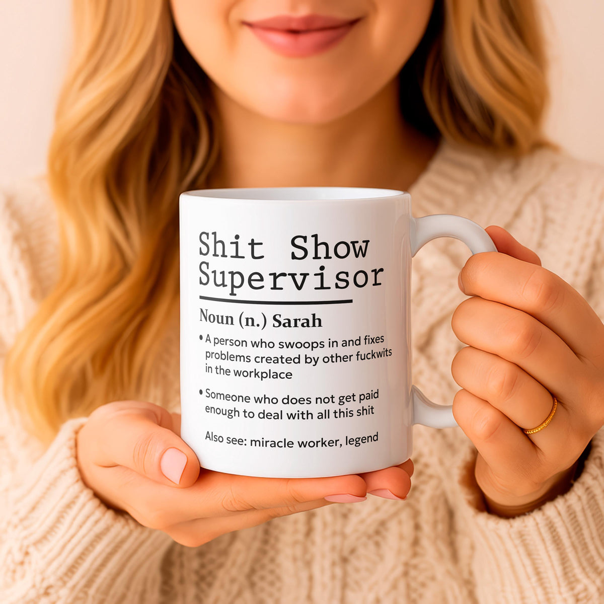 Personalized Shit Show Supervisor Ceramic Mug