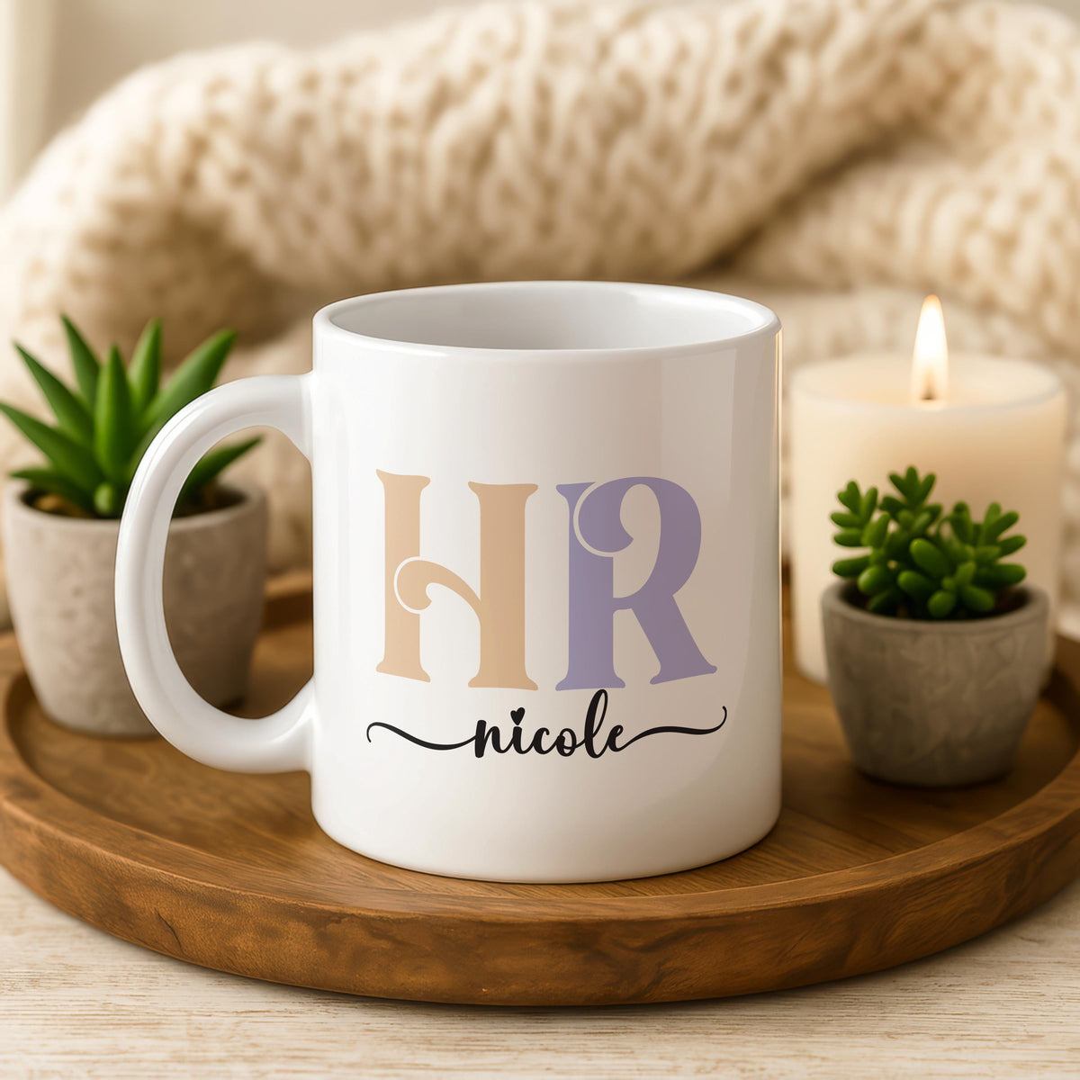 Custom HR Professional Name Mug, Ceramic Coffee Cup, Recruiter Appreciation Tea Mug
