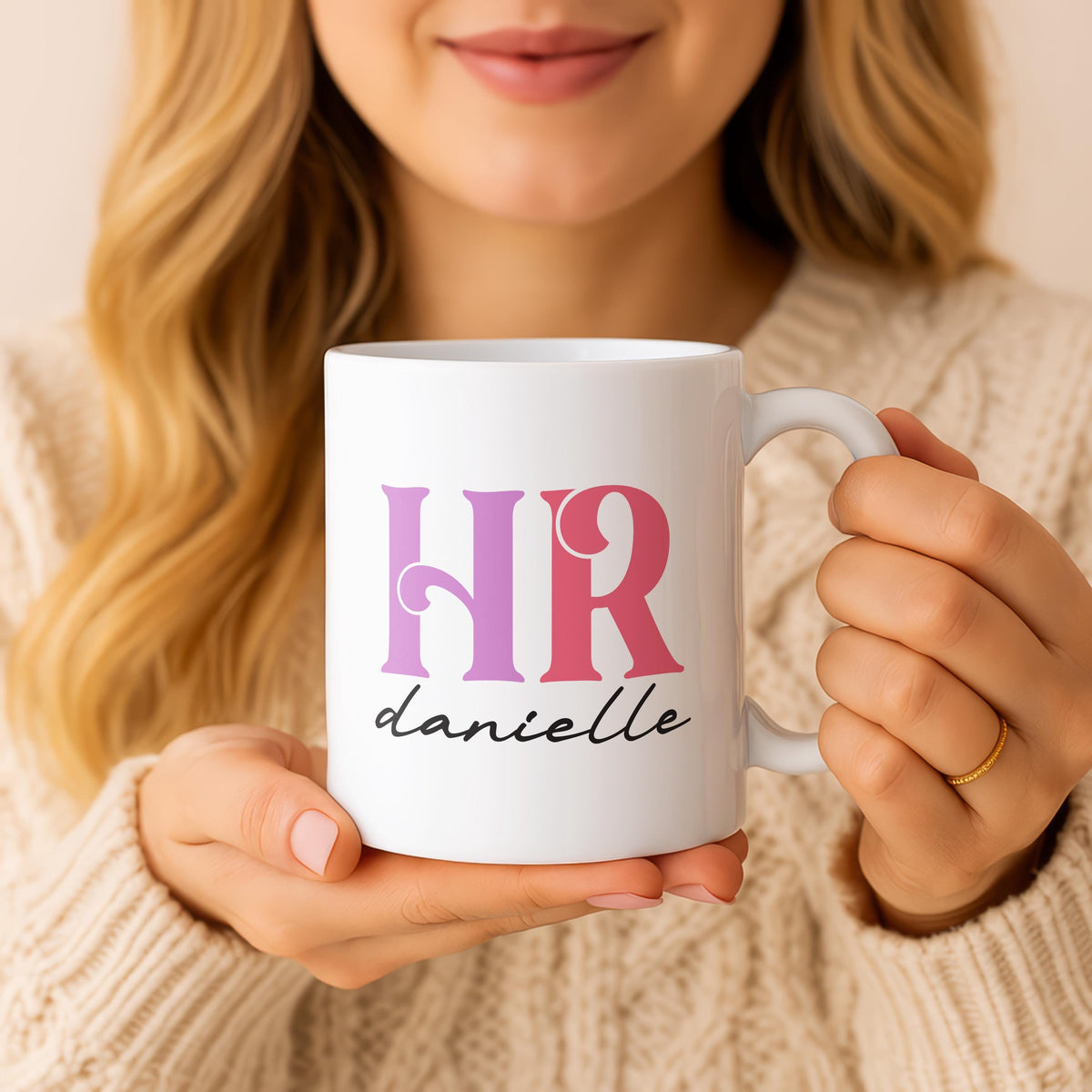 Custom HR Professional Name Mug, Ceramic Coffee Cup, Recruiter Appreciation Tea Mug